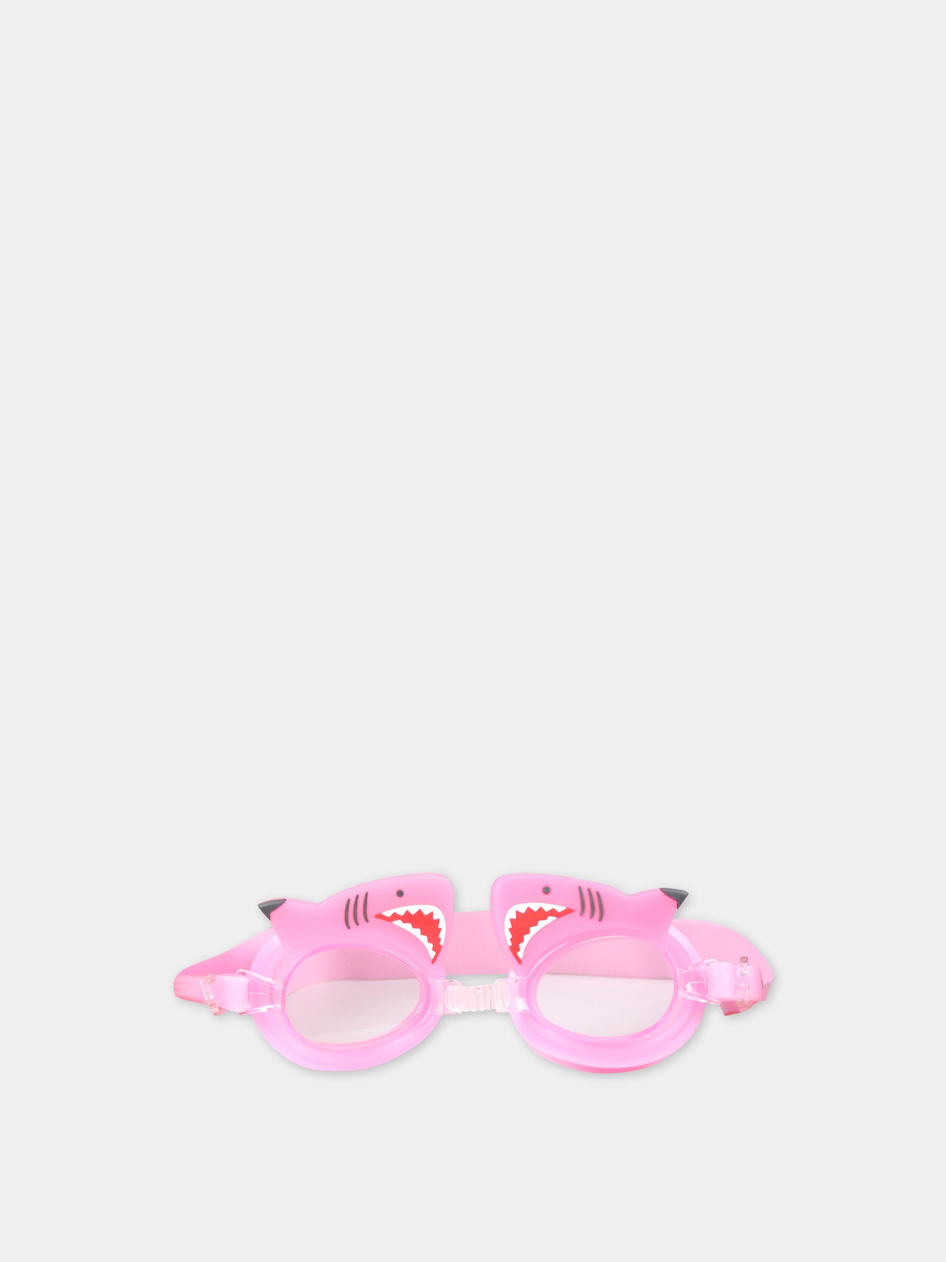 Occhialini fucsia per bambini con squali,Illy Trilly,GOOGLES SHARK PINK