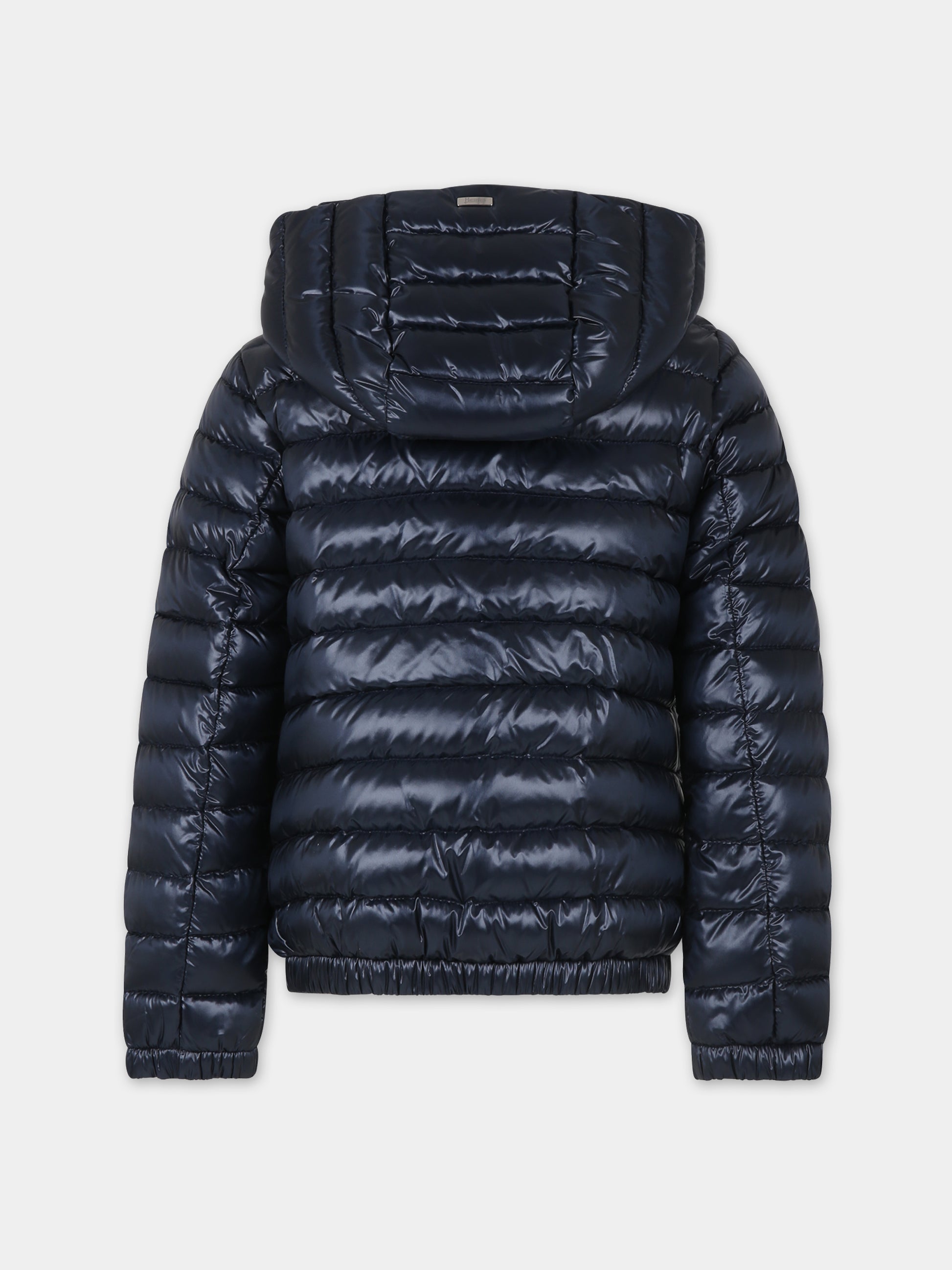 Piumino blu per bambino con logo,Herno Kids,PI000006X 12017 9200