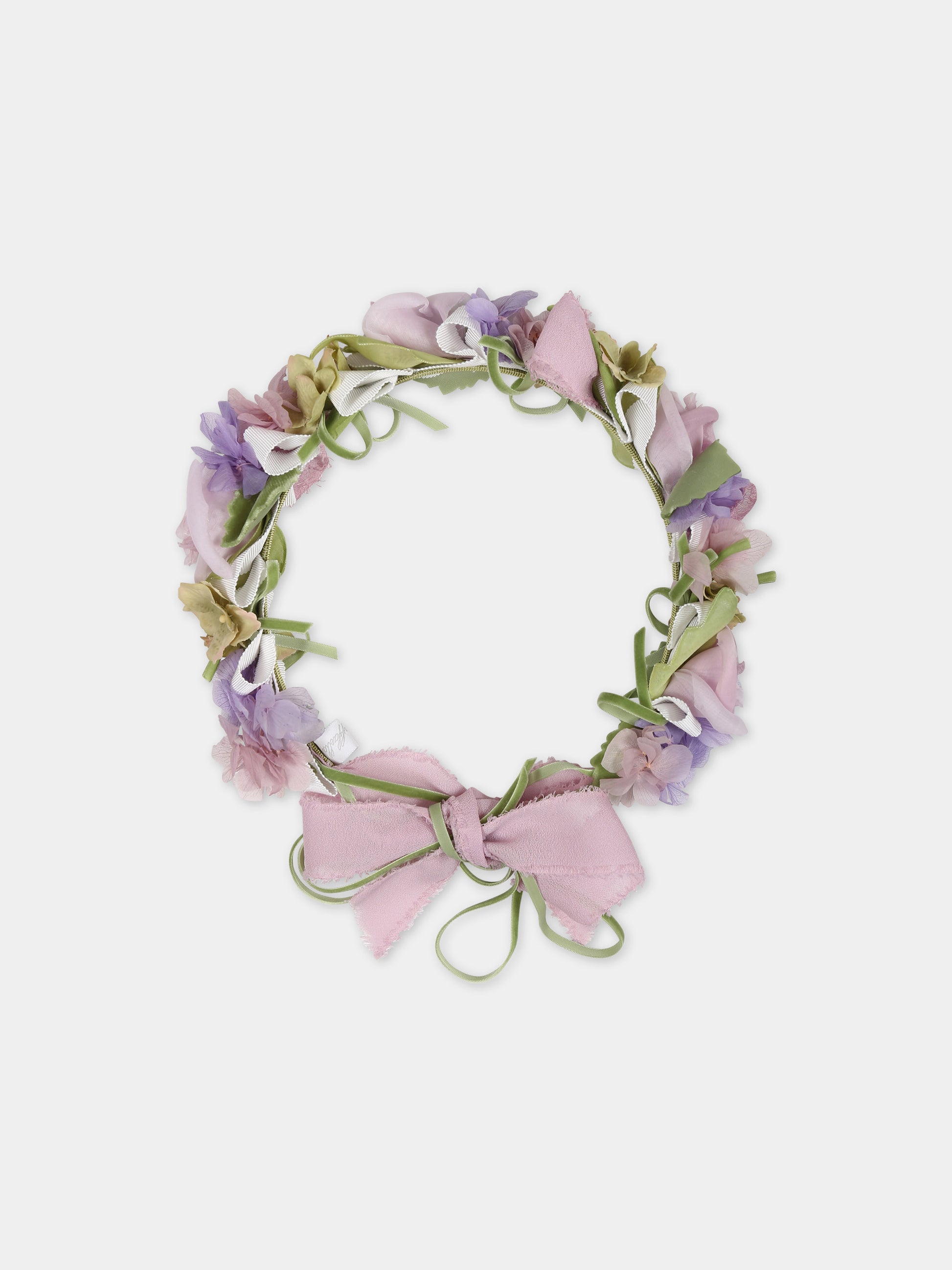 Cerchietto multicolor per bambina con fiori,Raffaella,GRACE CORONCINA