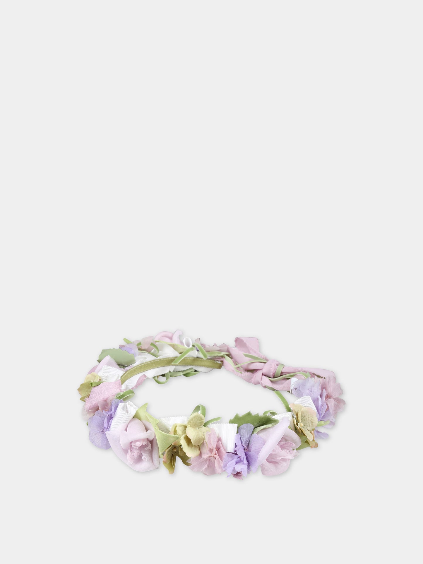 Cerchietto multicolor per bambina con fiori,Raffaella,GRACE CORONCINA