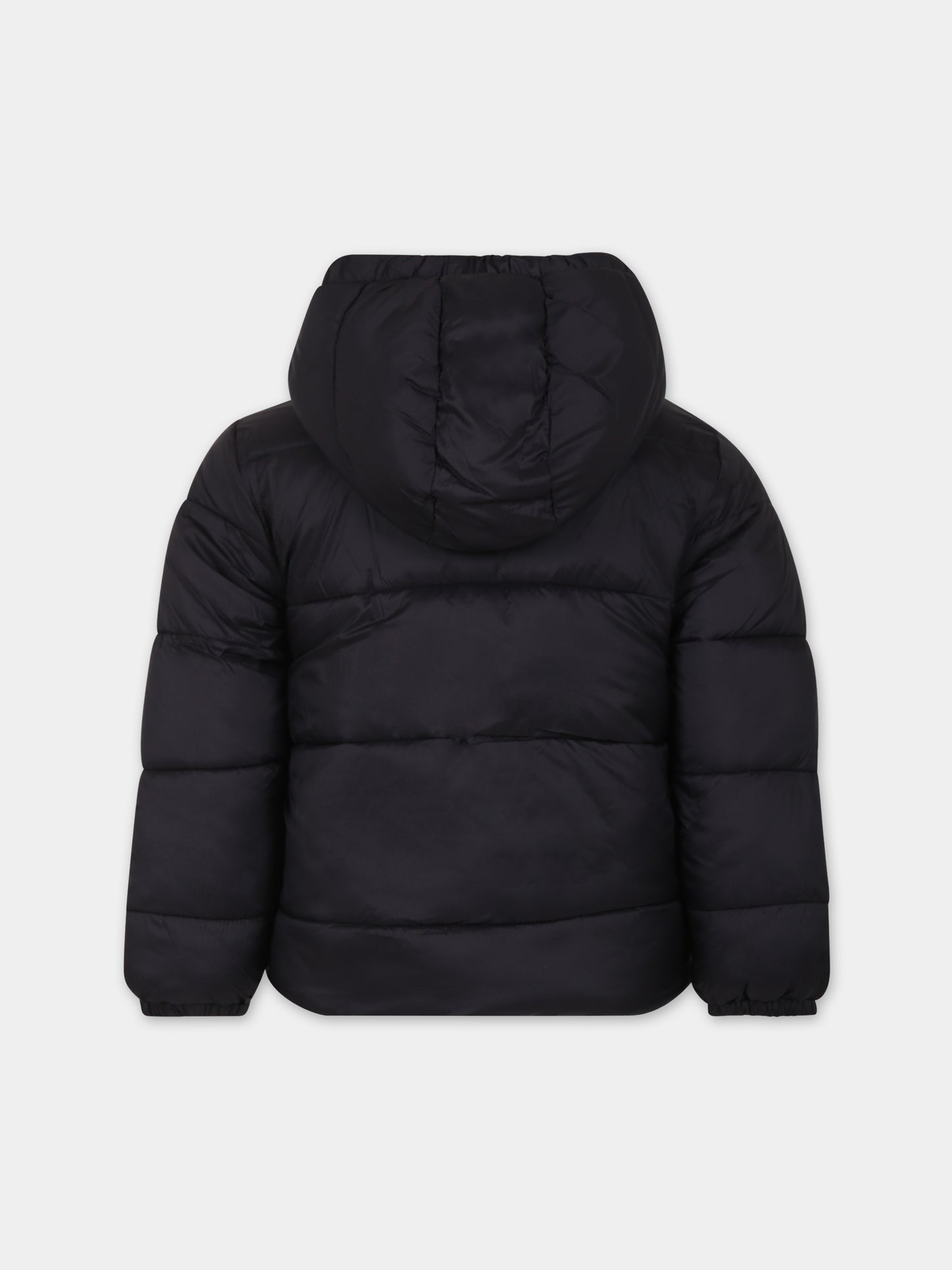 Piumino nero reversibile per bambino con logo,Stella Mccartney Kids,TT2Q77 Z0536 930