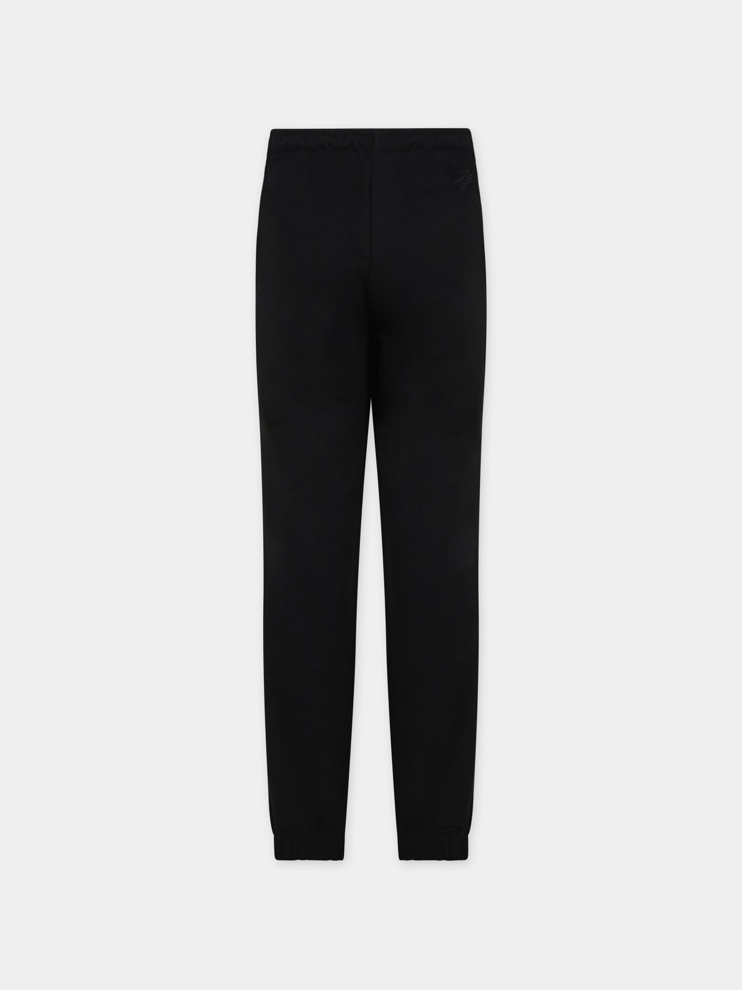 Pantaloni neri per bambini con ricamo,Jordan,95A906 023