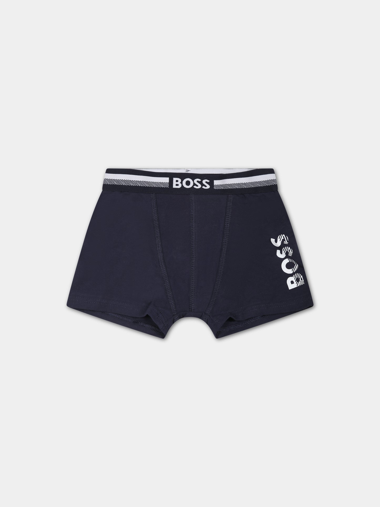 Set blu per bambino con logo,Hugo Boss,J20359 849