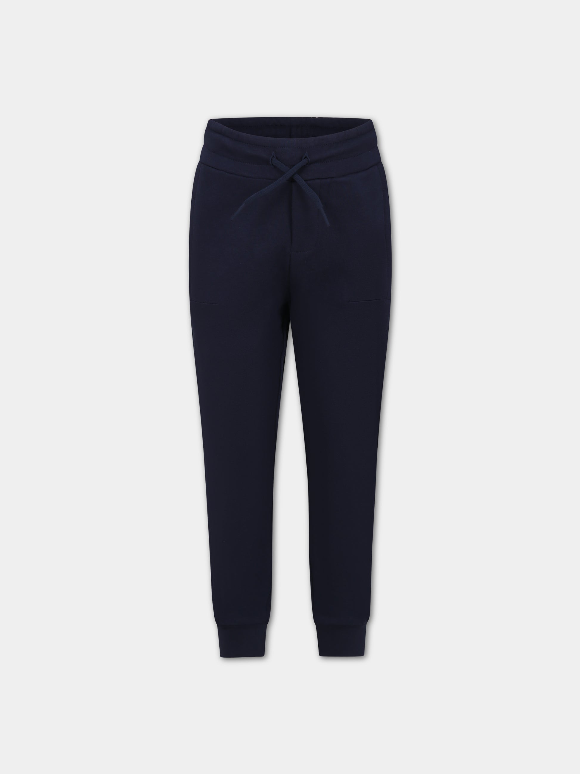 Pantaloni blu per bambino con logo,Hugo Boss,J24789 849
