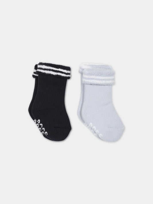 Set multicolor per neonato con logo,Hugo Boss,J90284 849