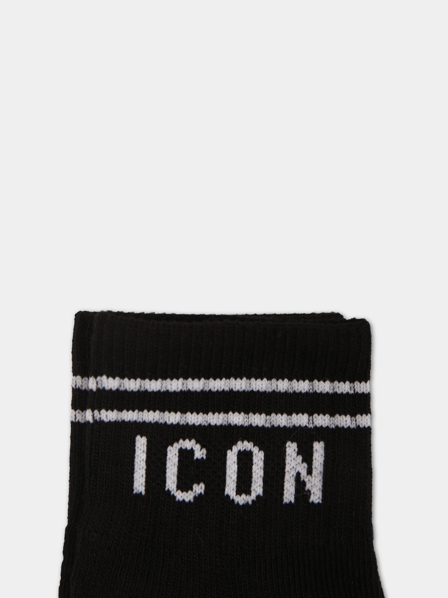 Calze nere per neonato con logo,Dsquared2,DQ1081 D00WI DQ900