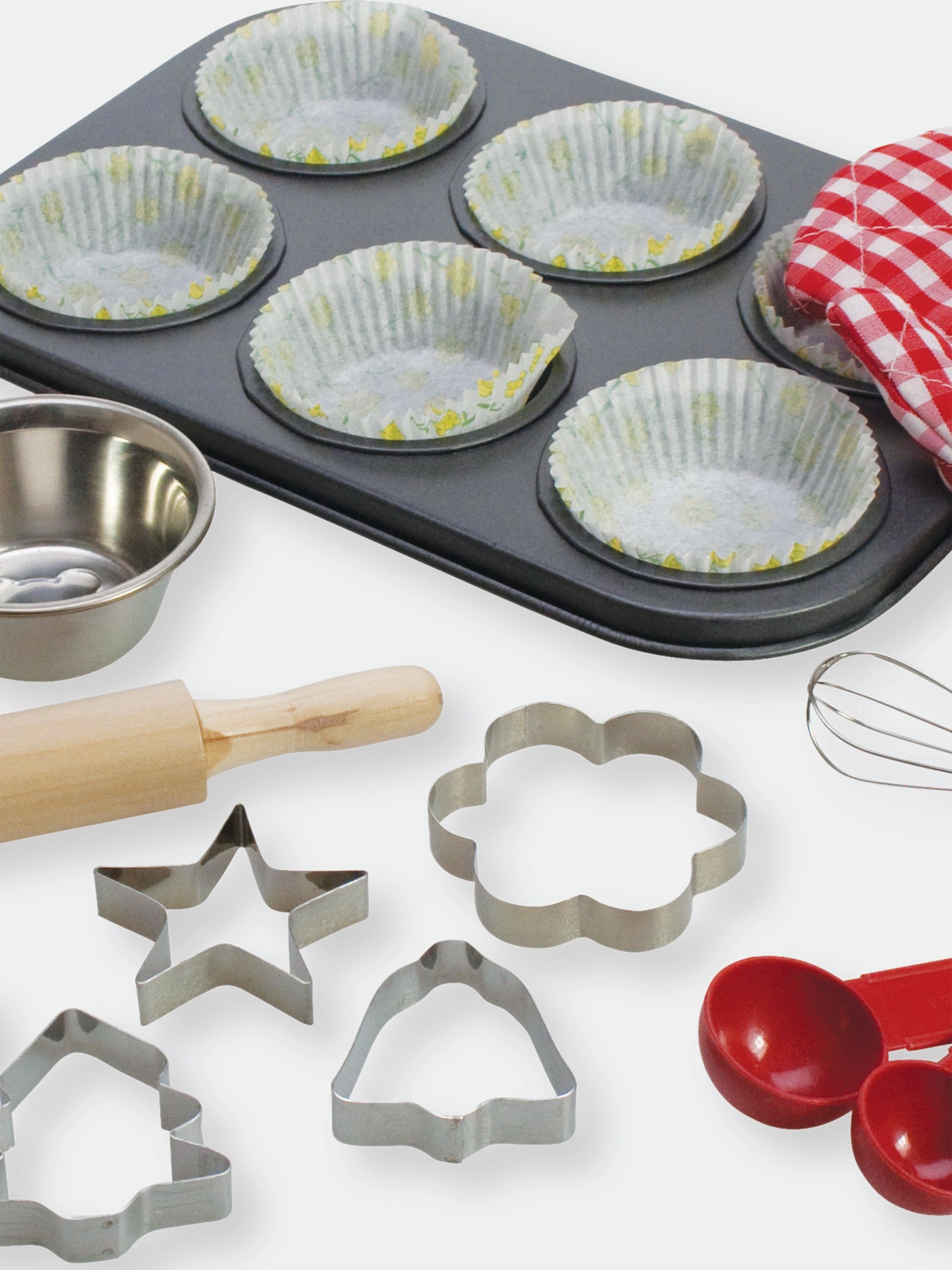 Set da forno grigio per bambini,Bigjigs,BJ605