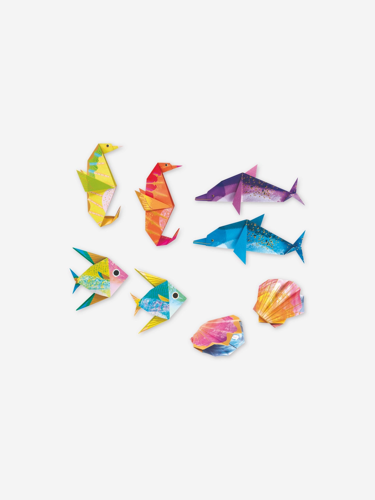 Set origami multicolor per bambini,Djeco,DJ08755