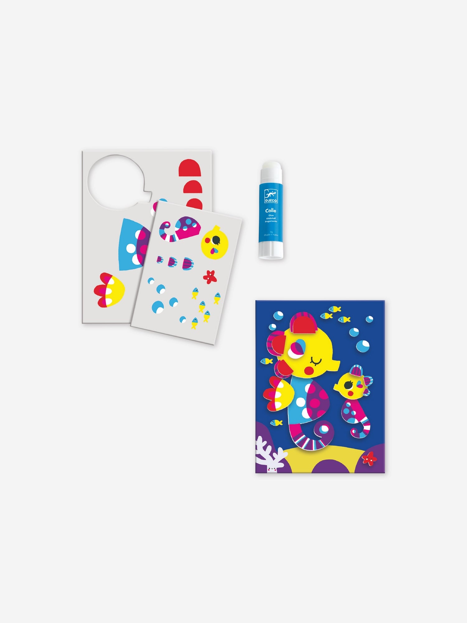 Kit multicolor per bambini con animali marini,Djeco,DJ09294