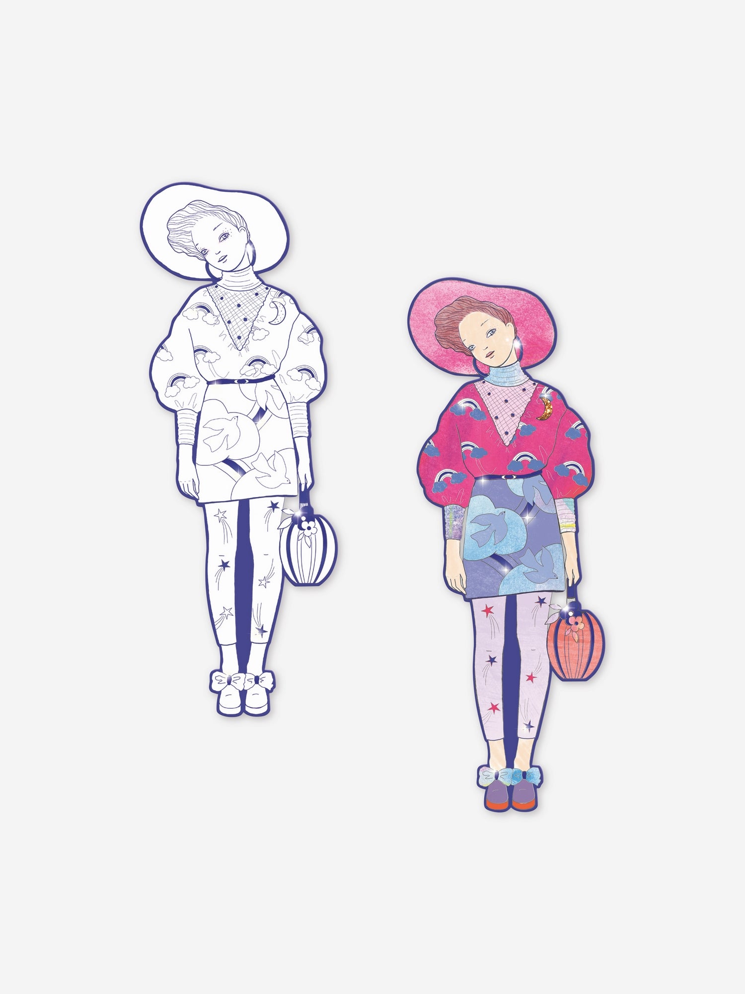 Modelle da colorare per bambini,Djeco,DJ09546