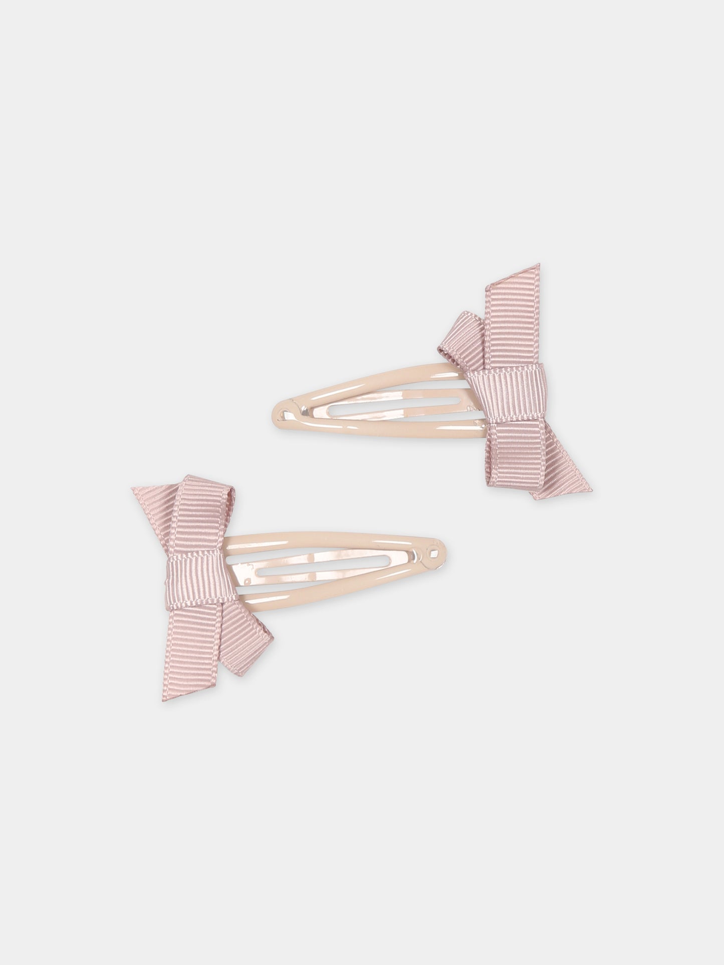 Set fermagli rosa per neonata con fiocco,Lil' Atelier,13224091 FAWN