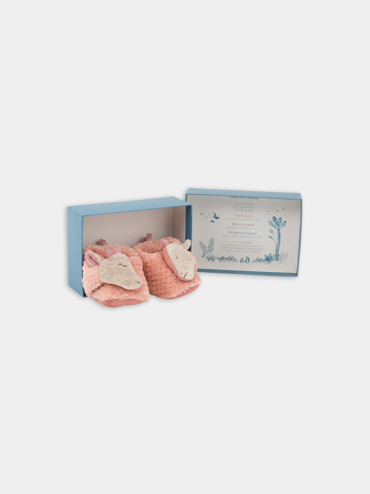 Babbucce rosa per neonata,Moulin Roty,669012