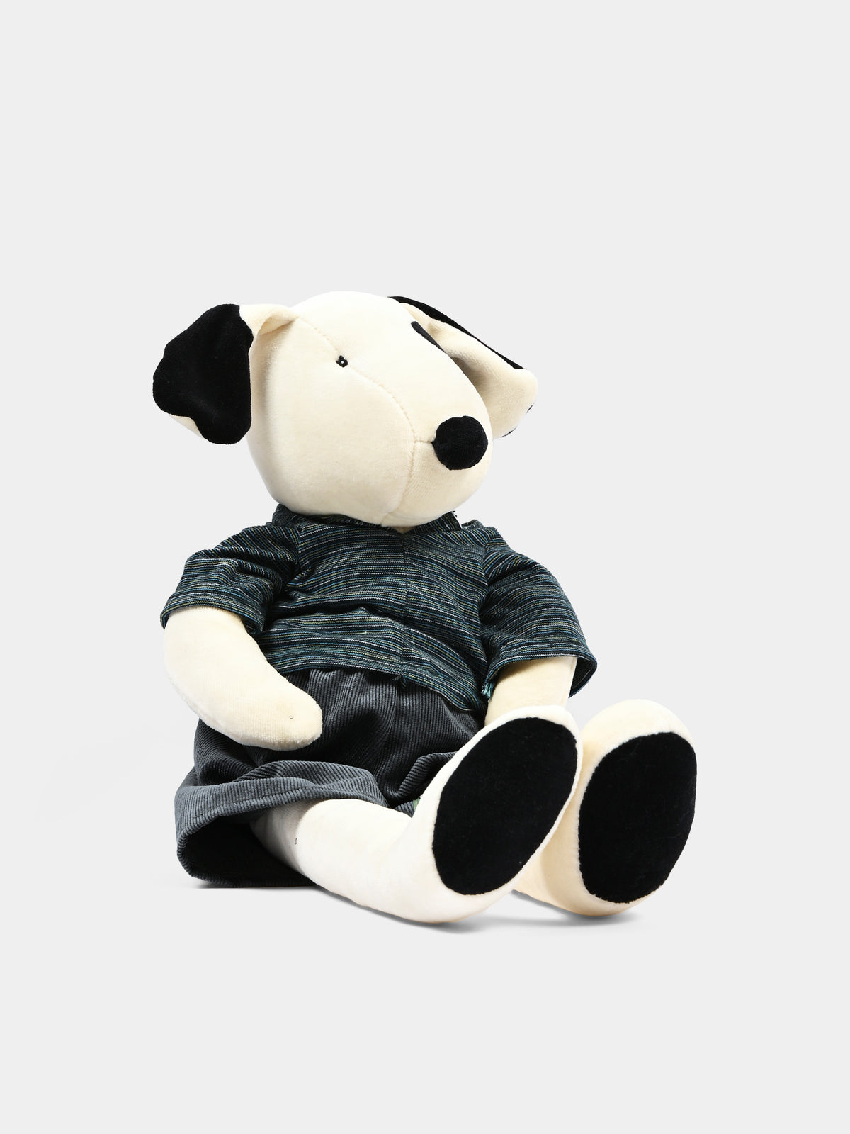 White plush dog Julius for kids