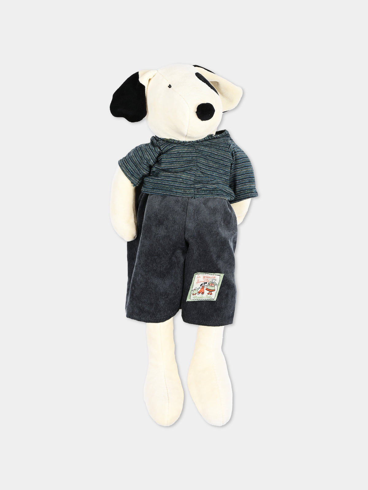 White plush dog Julius for kids