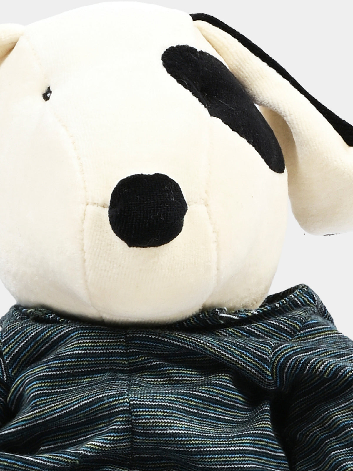 White plush dog Julius for kids