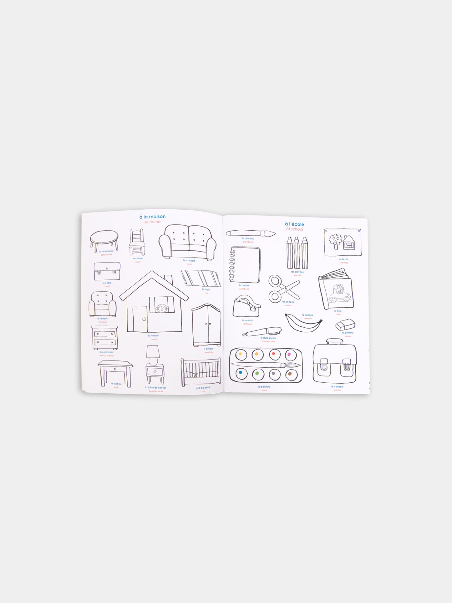 Quaderno multicolor per bambini da colorare,Moulin Roty,661611
