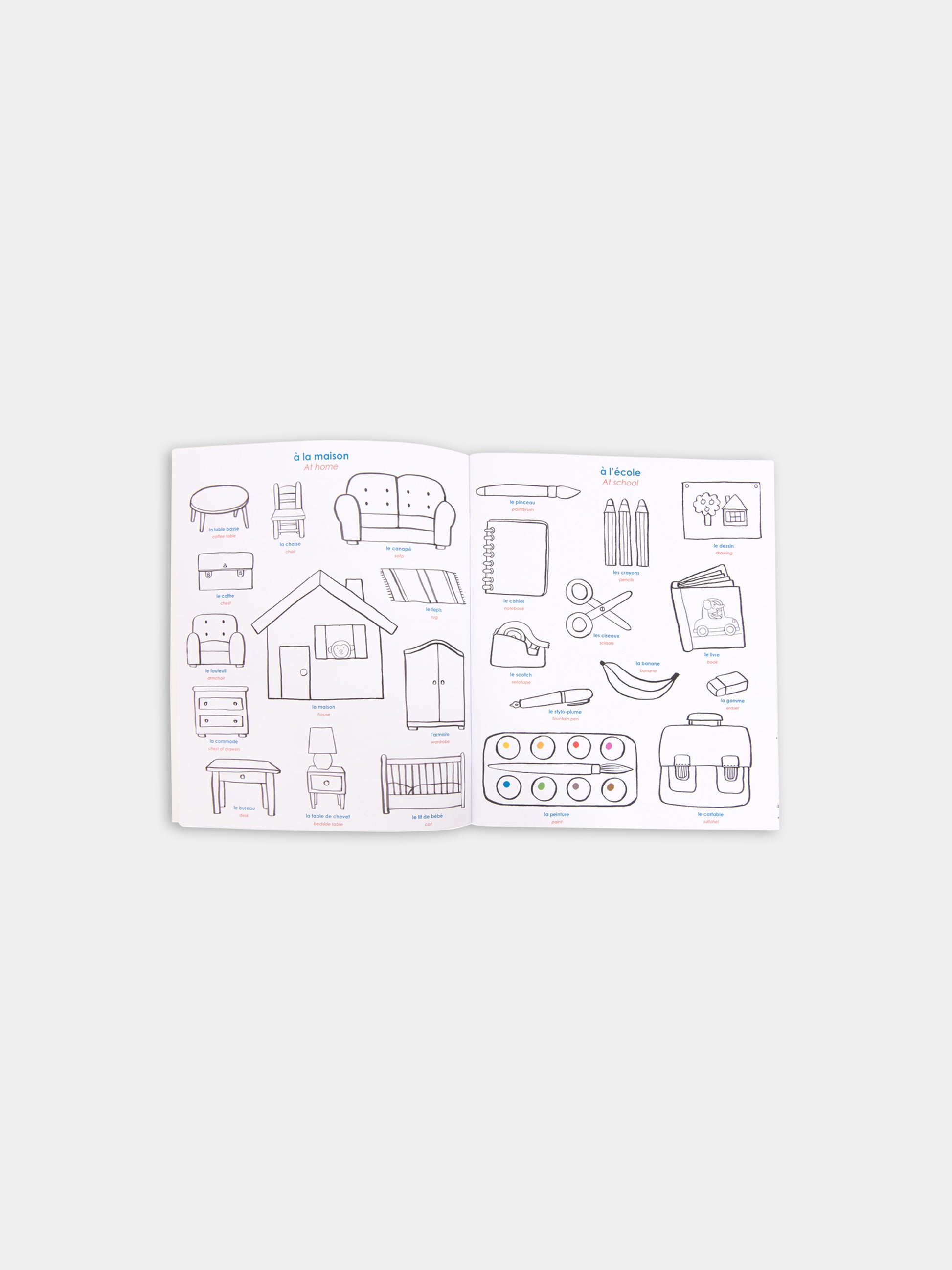 Quaderno multicolor per bambini da colorare,Moulin Roty,661611