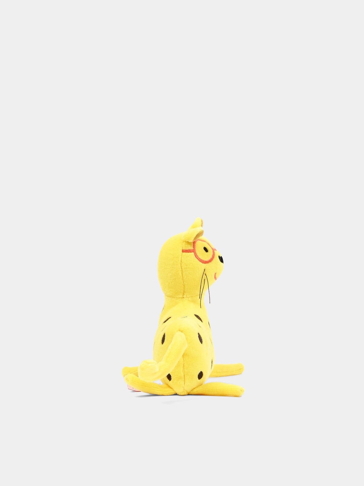 Yellow polka dot leopard plush for kids