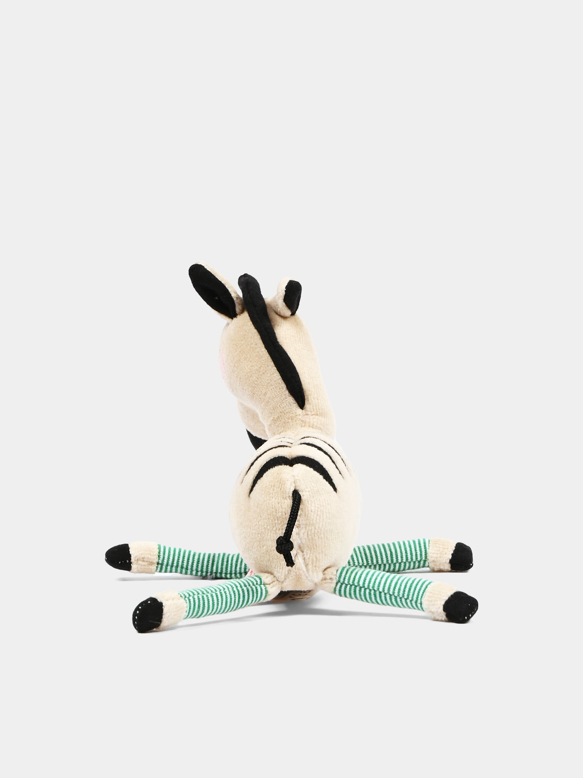 Ivory striped zebra plush toy for kids