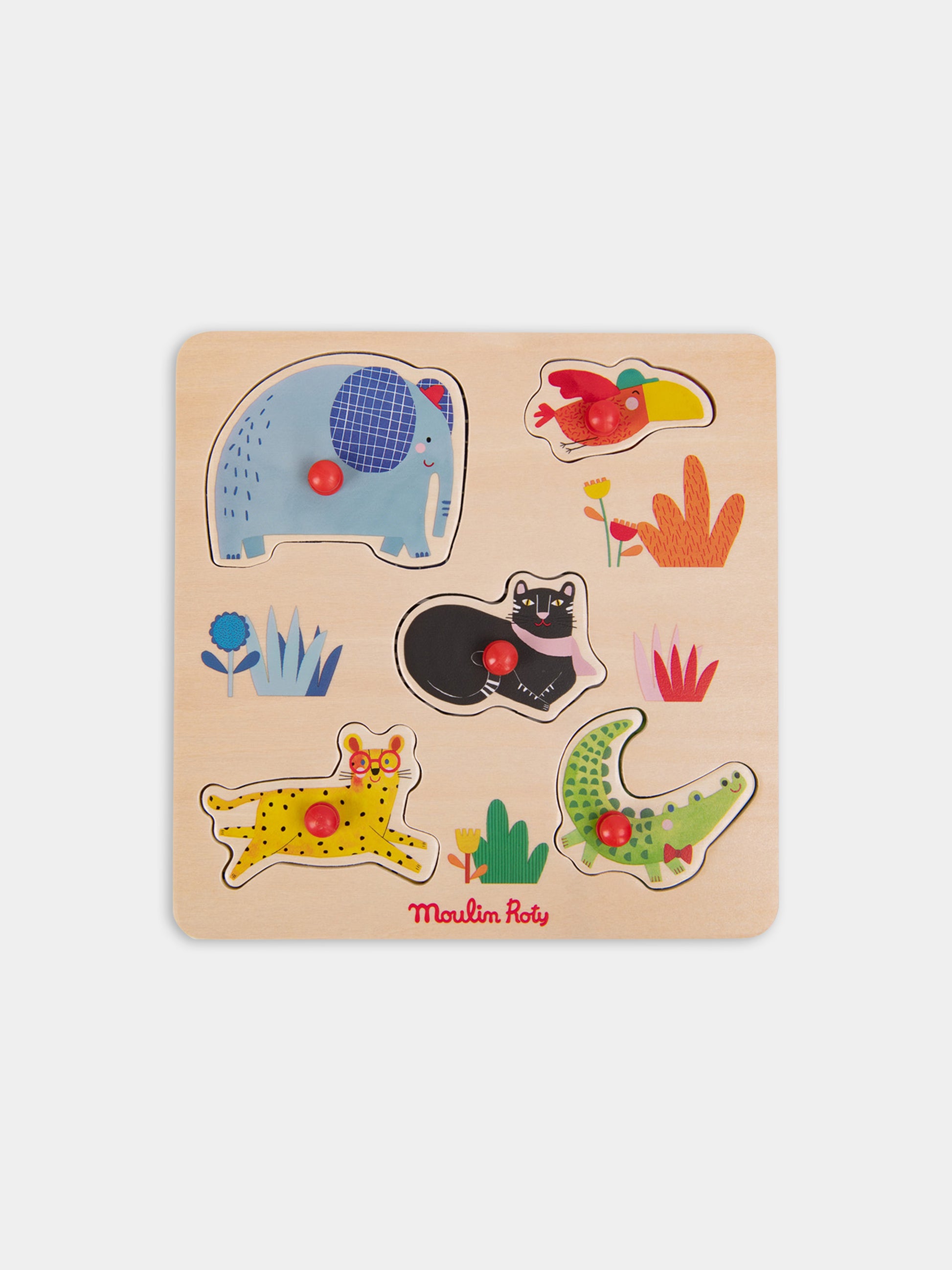 Puzzle multicolor per neonati,Moulin Roty,679104