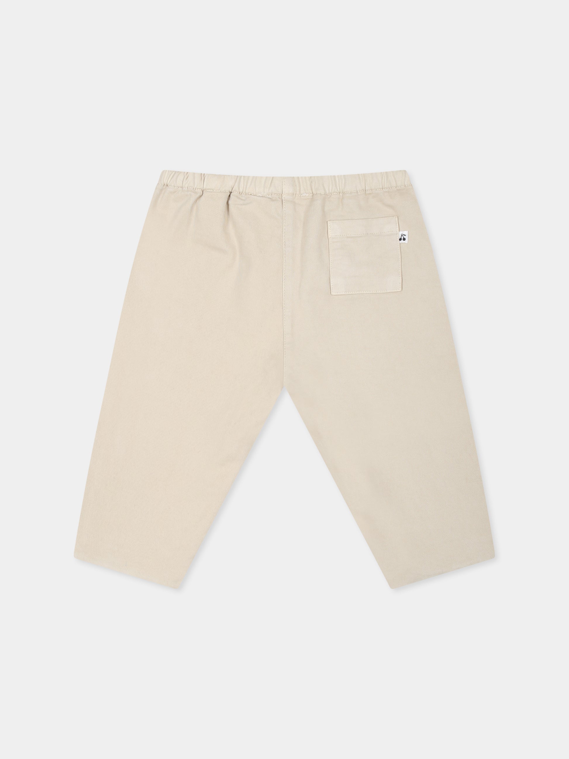 Pantaloni beige per neonato,Bonpoint,W04ZPAW00007 060A