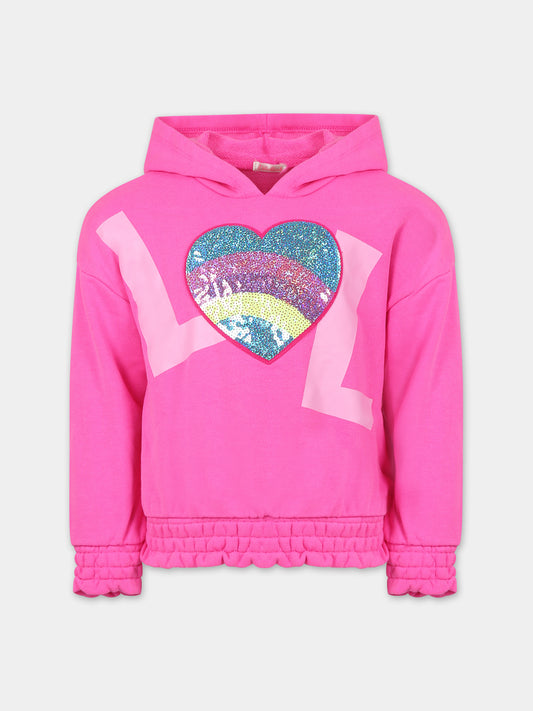 Felap fucsia per bambina con cuore,Billieblush,U15B74 47M