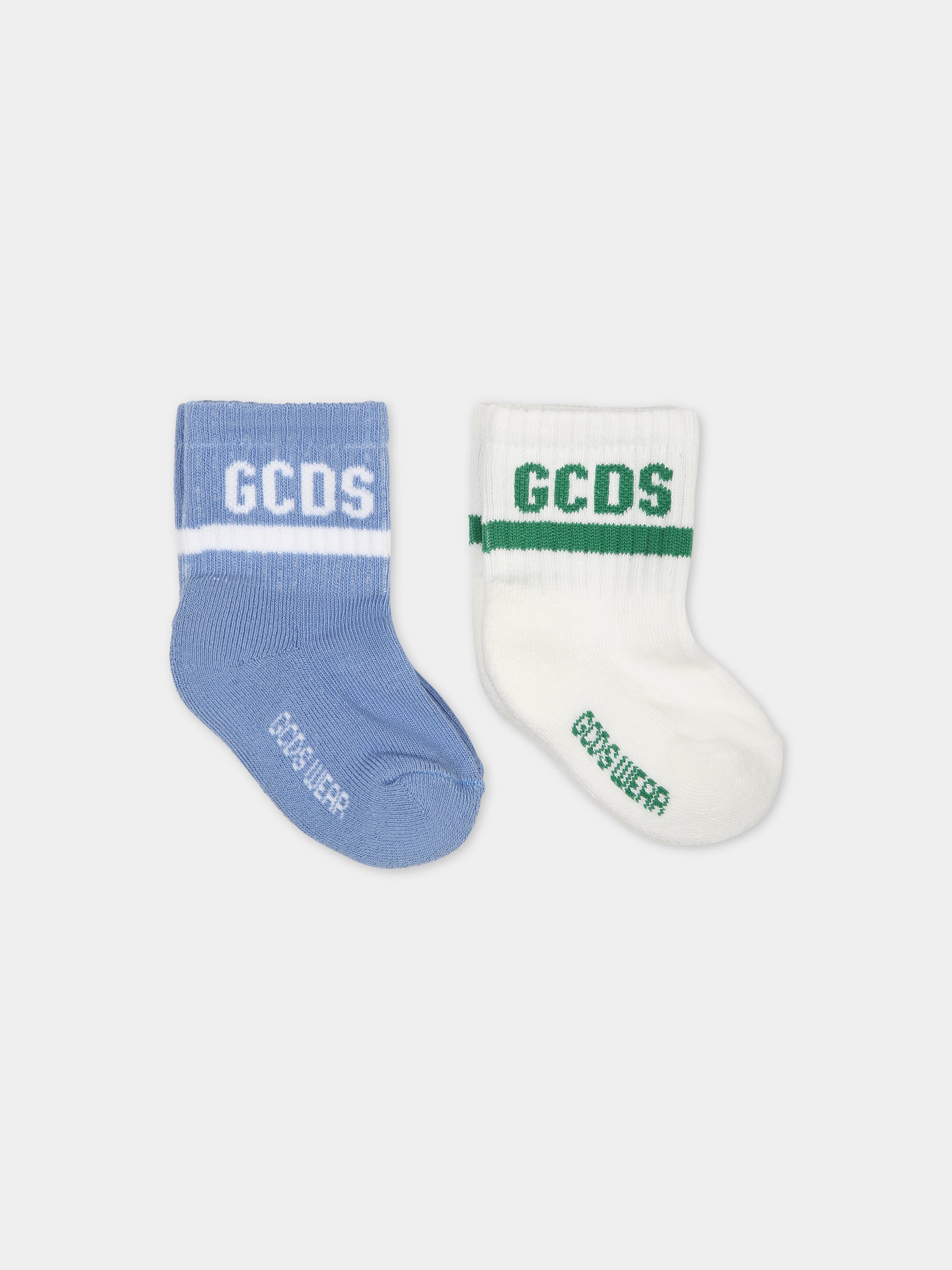 Set calze per neonati con logo,Gcds Kids,GUX00I LHE25 80213