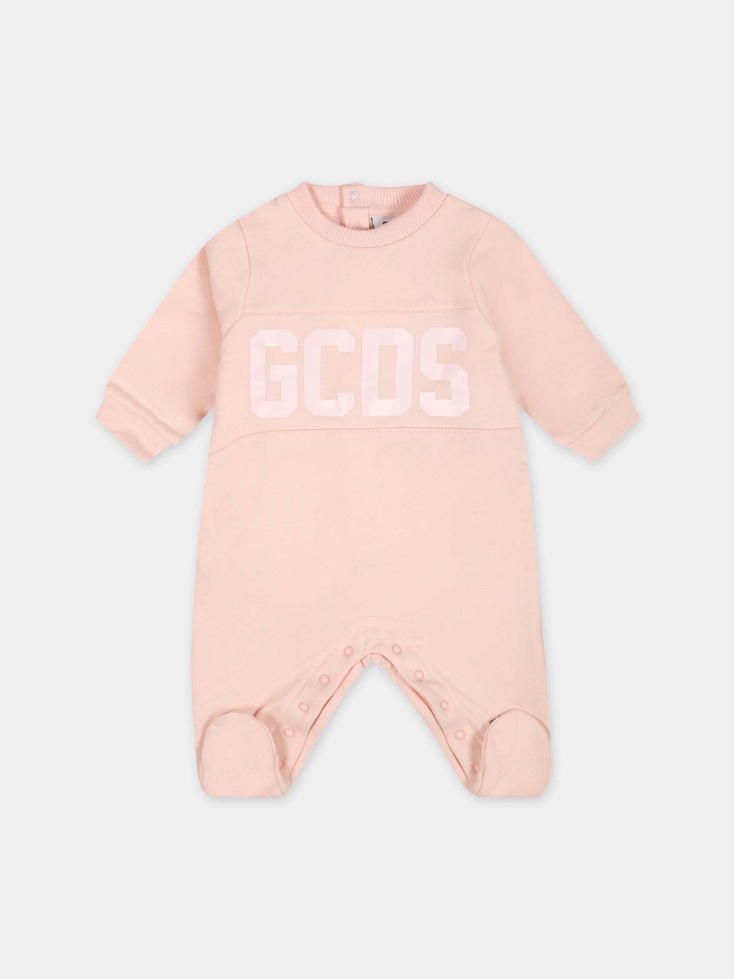 Set rosa per neonata con logo,Gcds Kids,GOY007 LDA26 52859