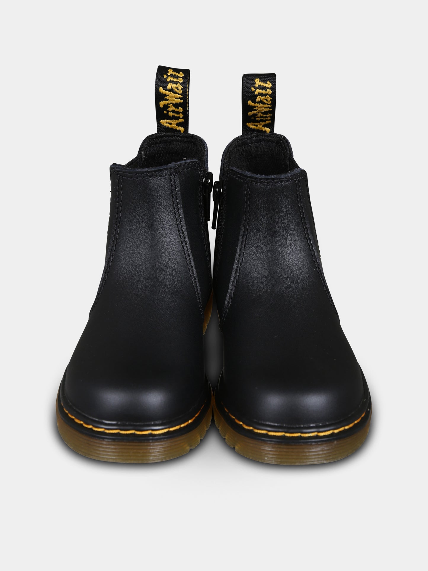 Stivaletti 2676 neri per bambini con logo,Dr. Martens,2976 T 16704001 BLACK SOFTY T