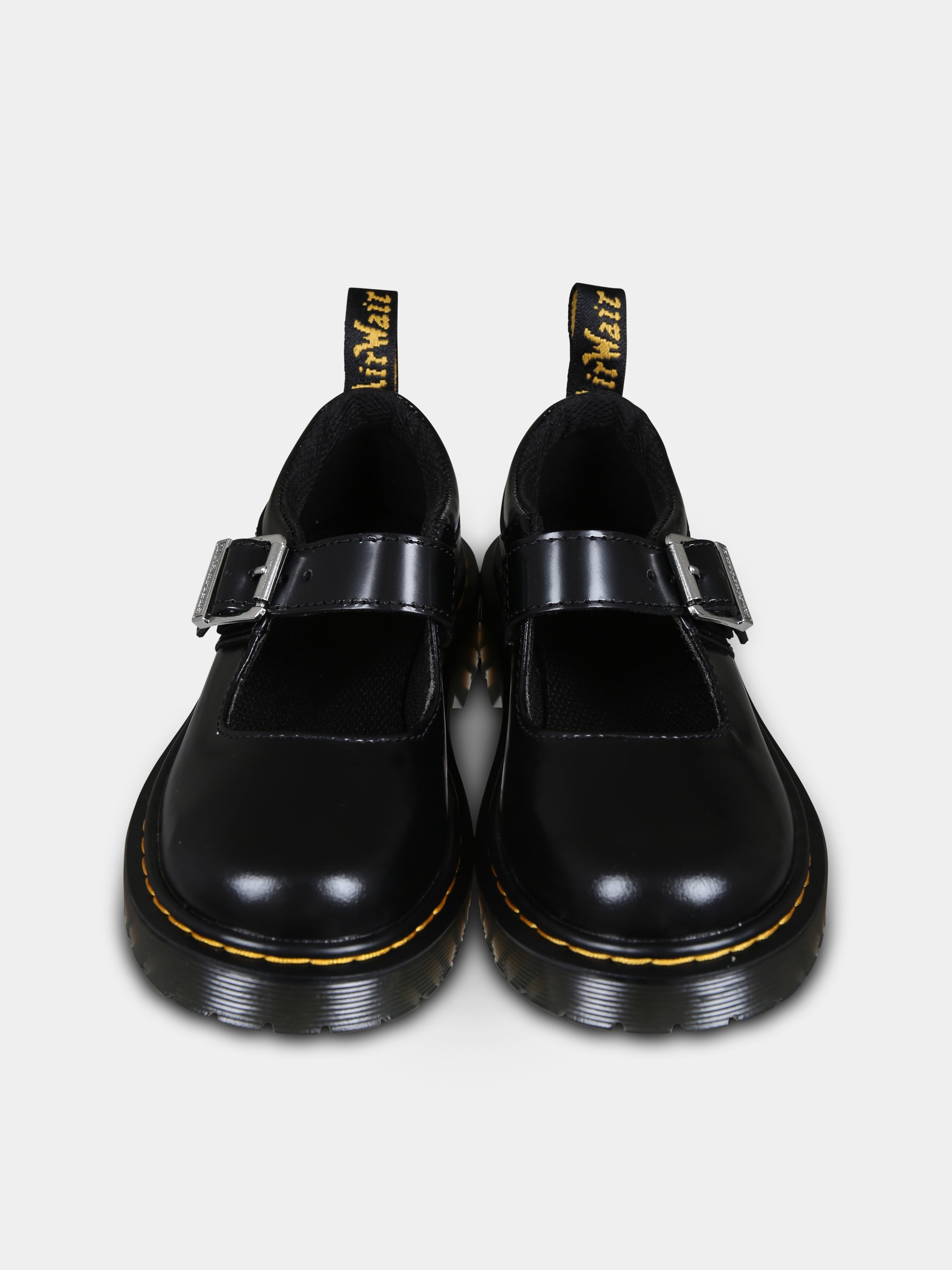 Ballerine MJ Bex nere per bambina con logo,Dr. Martens,MJ BEX J 31432001 BLACK LISSOME