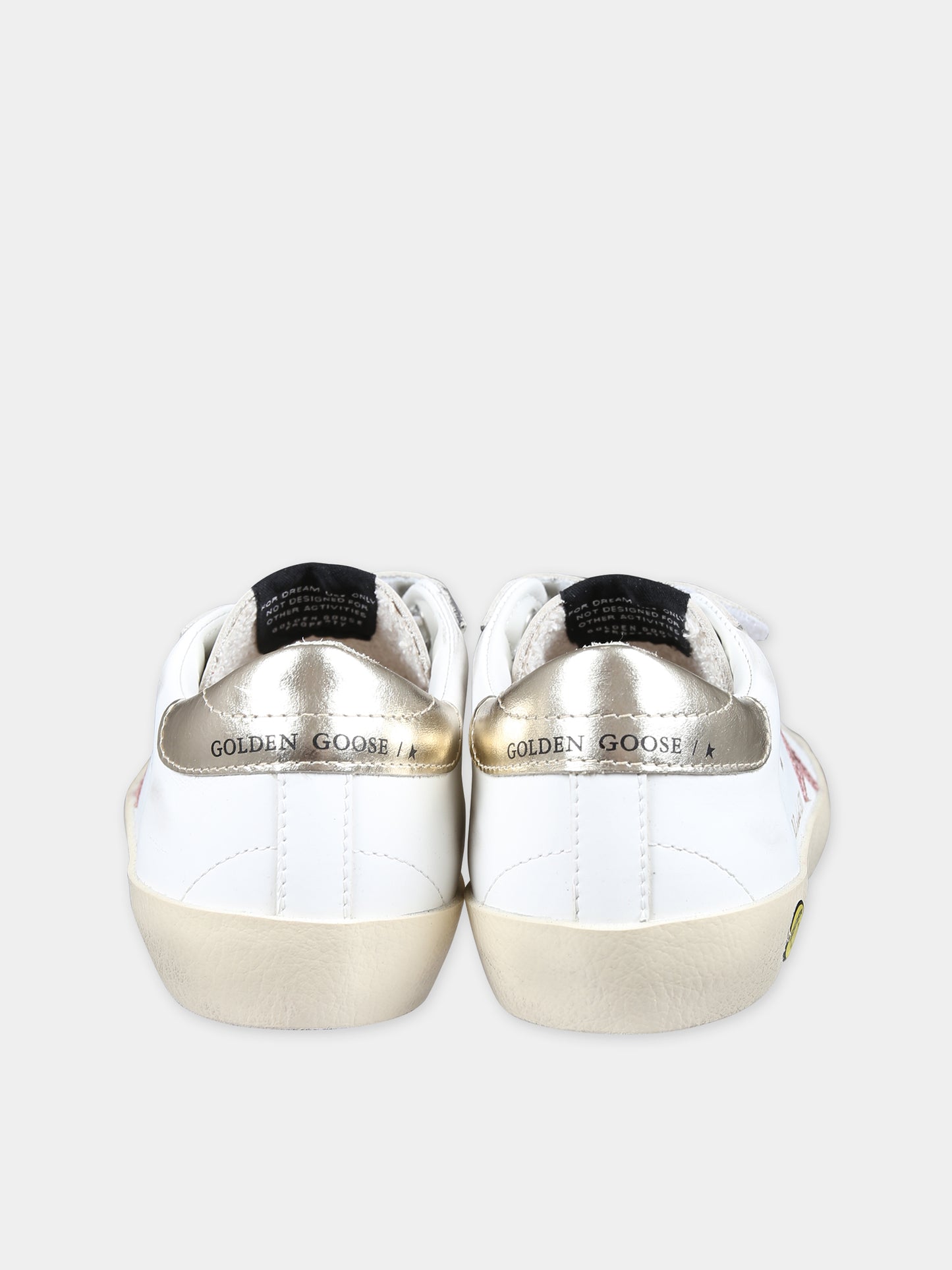 Sneakers Old School bianche per bambina con stella,Golden Goose,GJF00111 F006072 11902