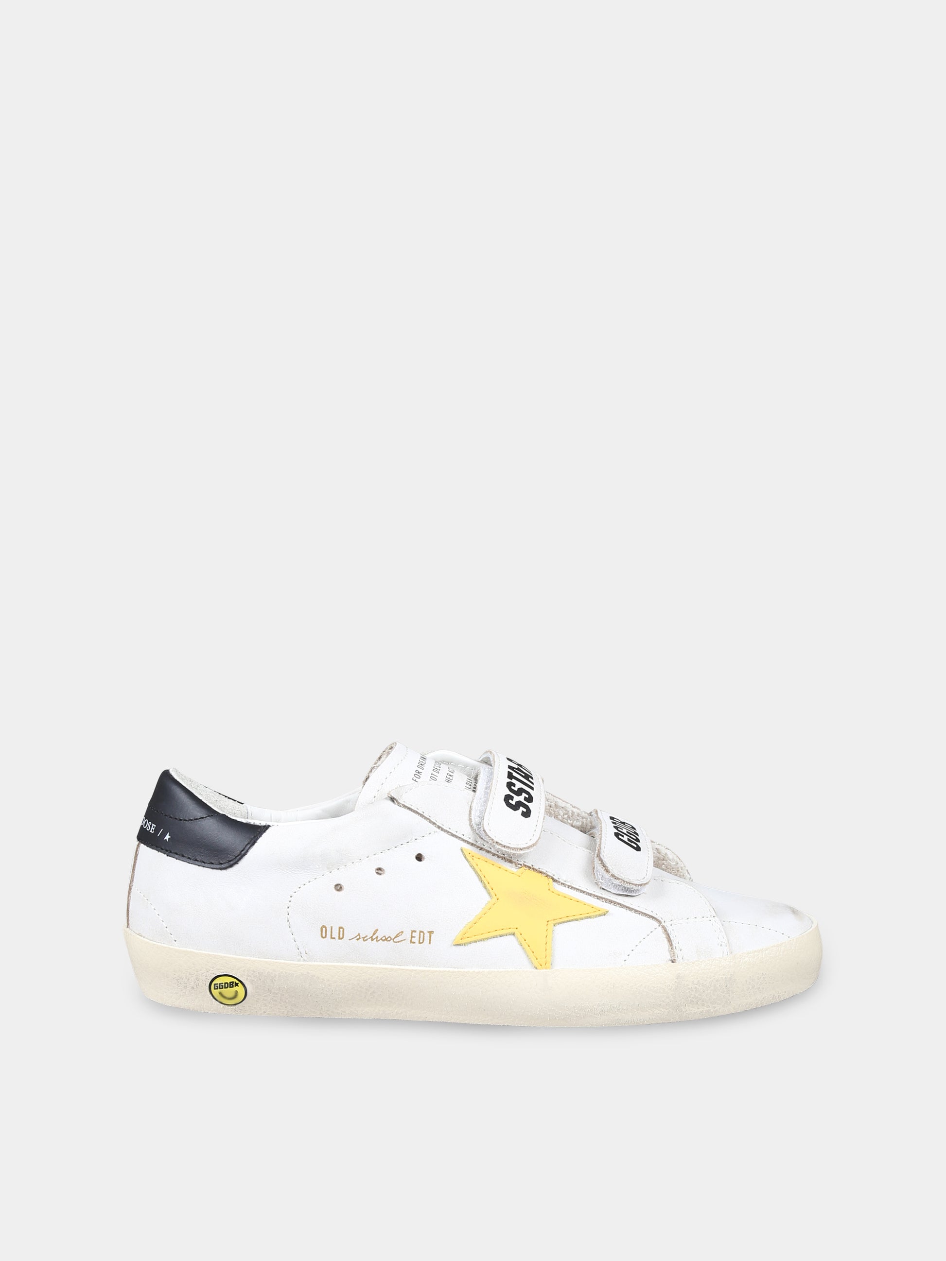 Sneakers Old School bianche per bambini con stella,Golden Goose,GTF00111 F006074 11159