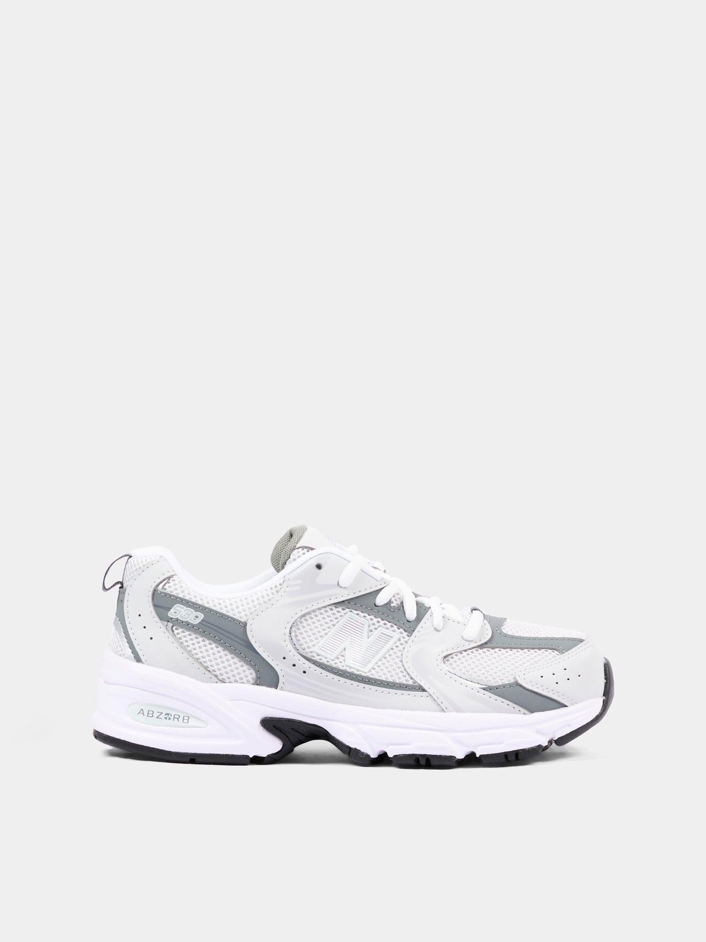 Grey 530 sneakers for kids with logo