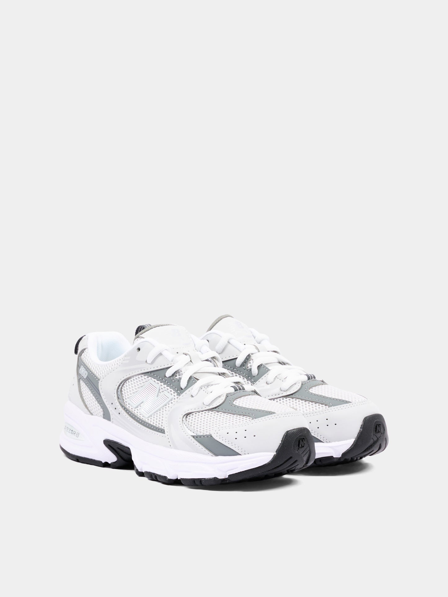 Grey 530 sneakers for kids with logo