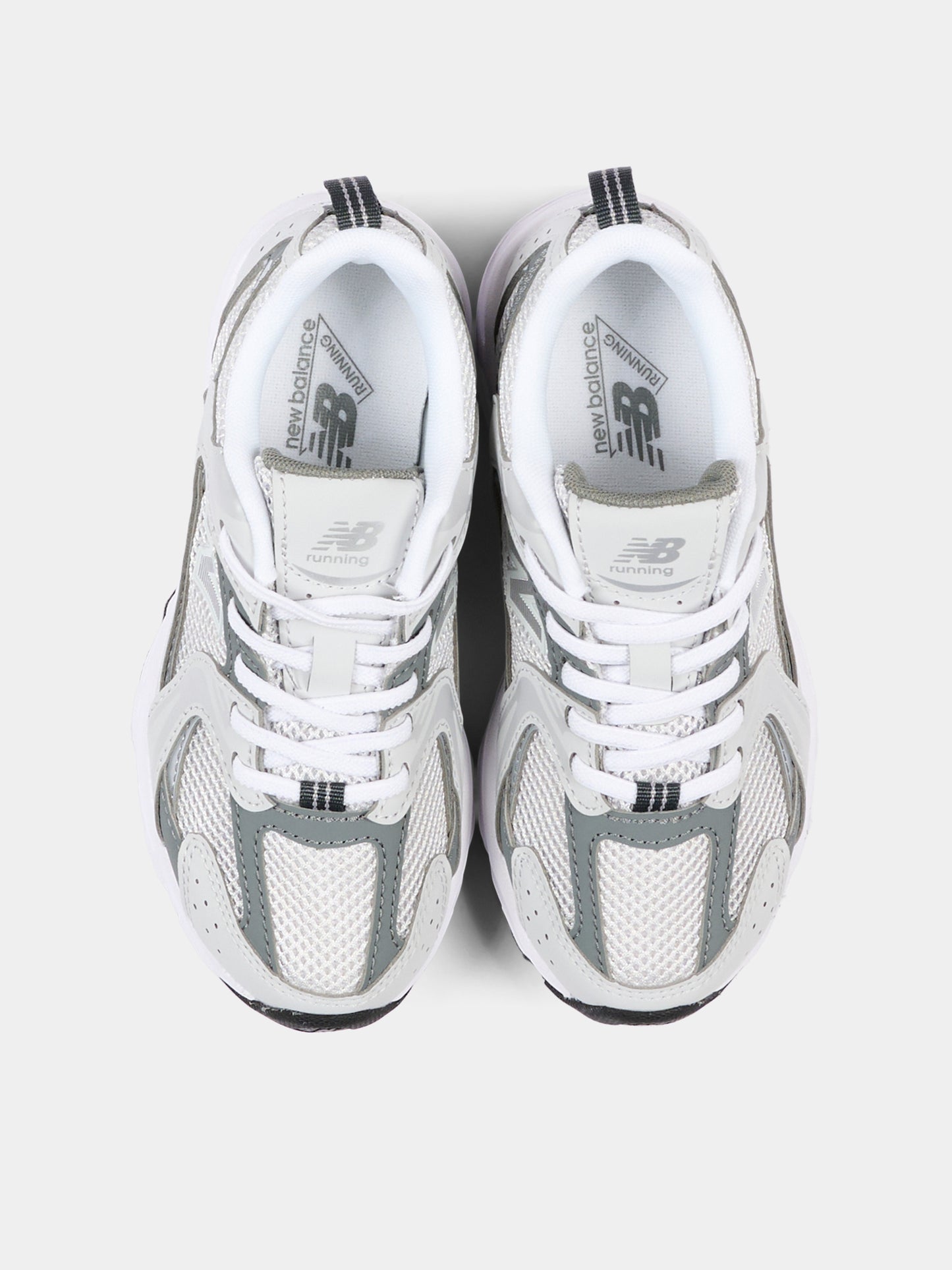Grey 530 sneakers for kids with logo