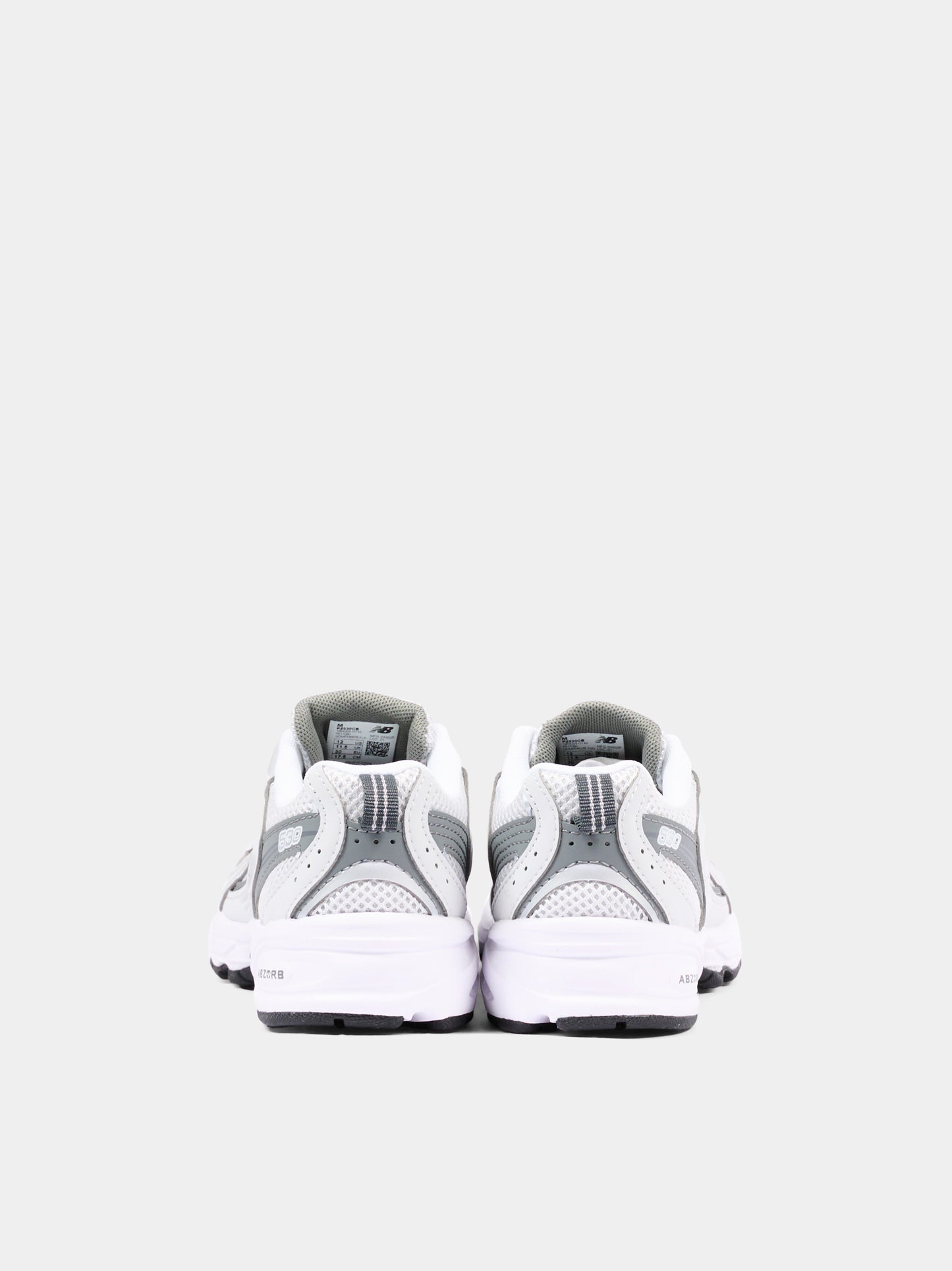 Grey 530 sneakers for kids with logo