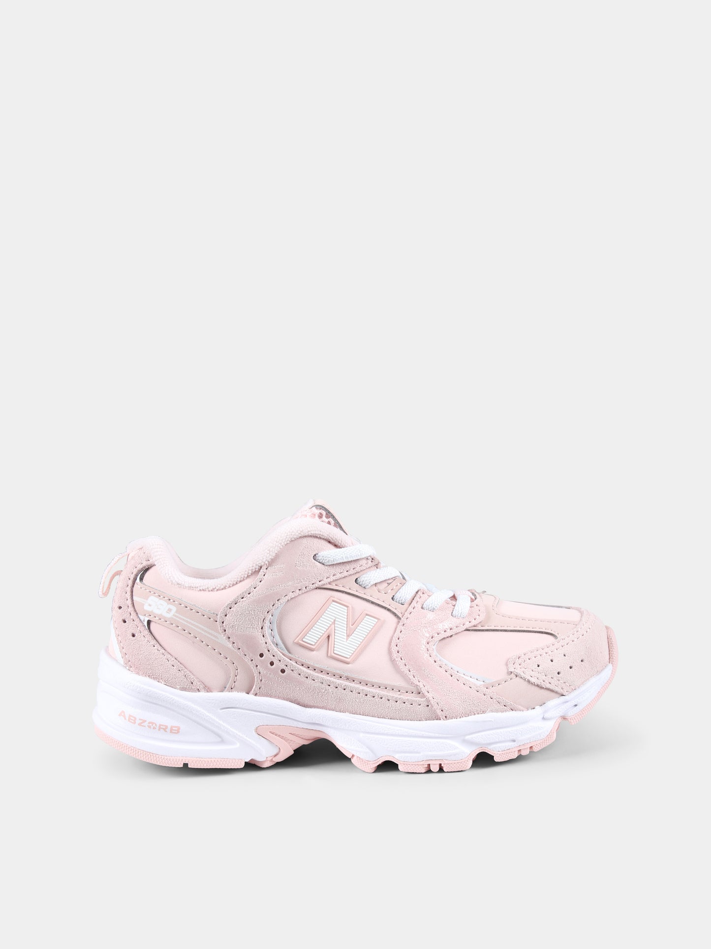 Sneakers 530 rosa per neonata e bambina con logo,New Balance,PZ530KF
