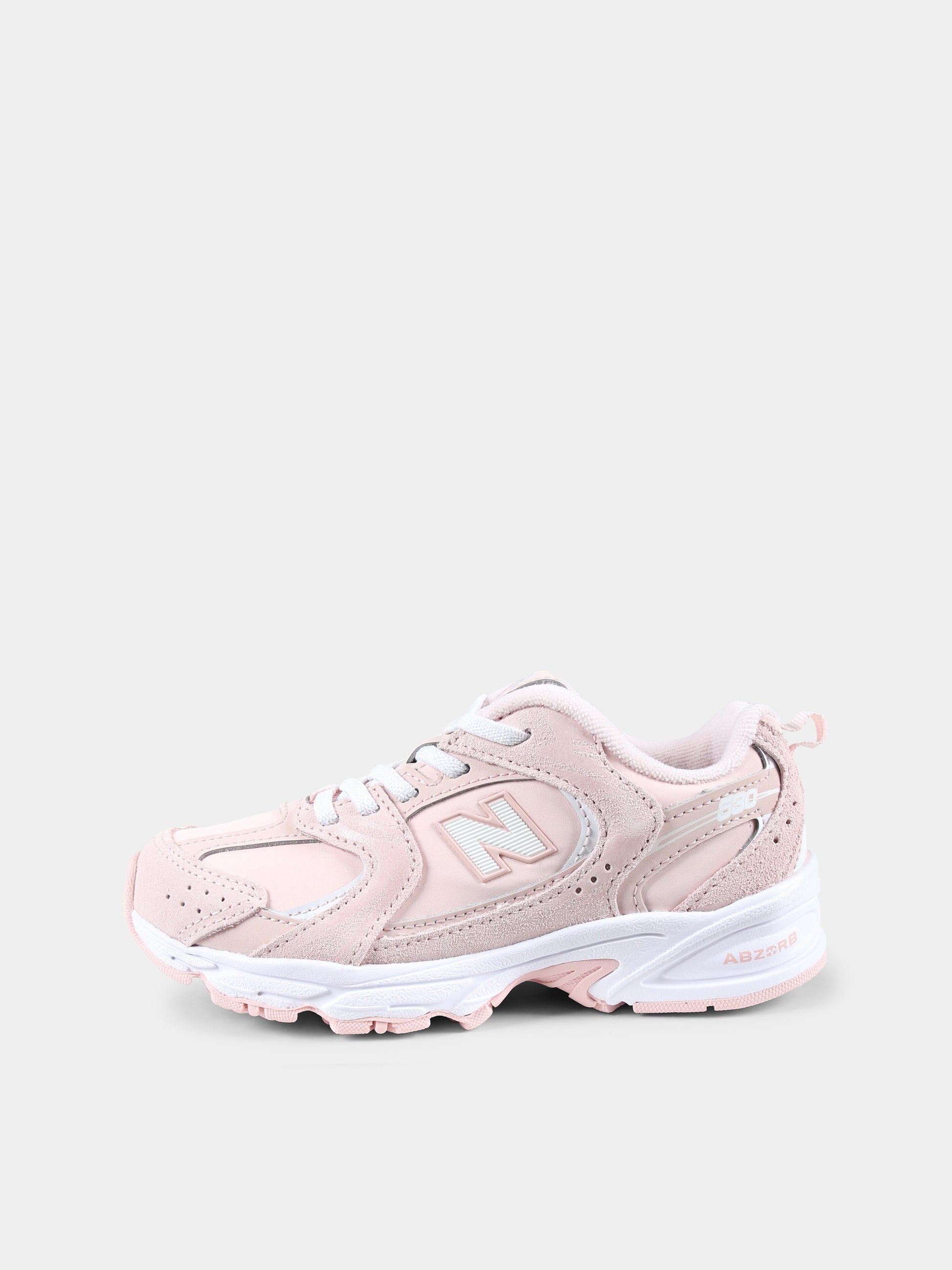 Sneakers 530 rosa per neonata e bambina con logo,New Balance,PZ530KF