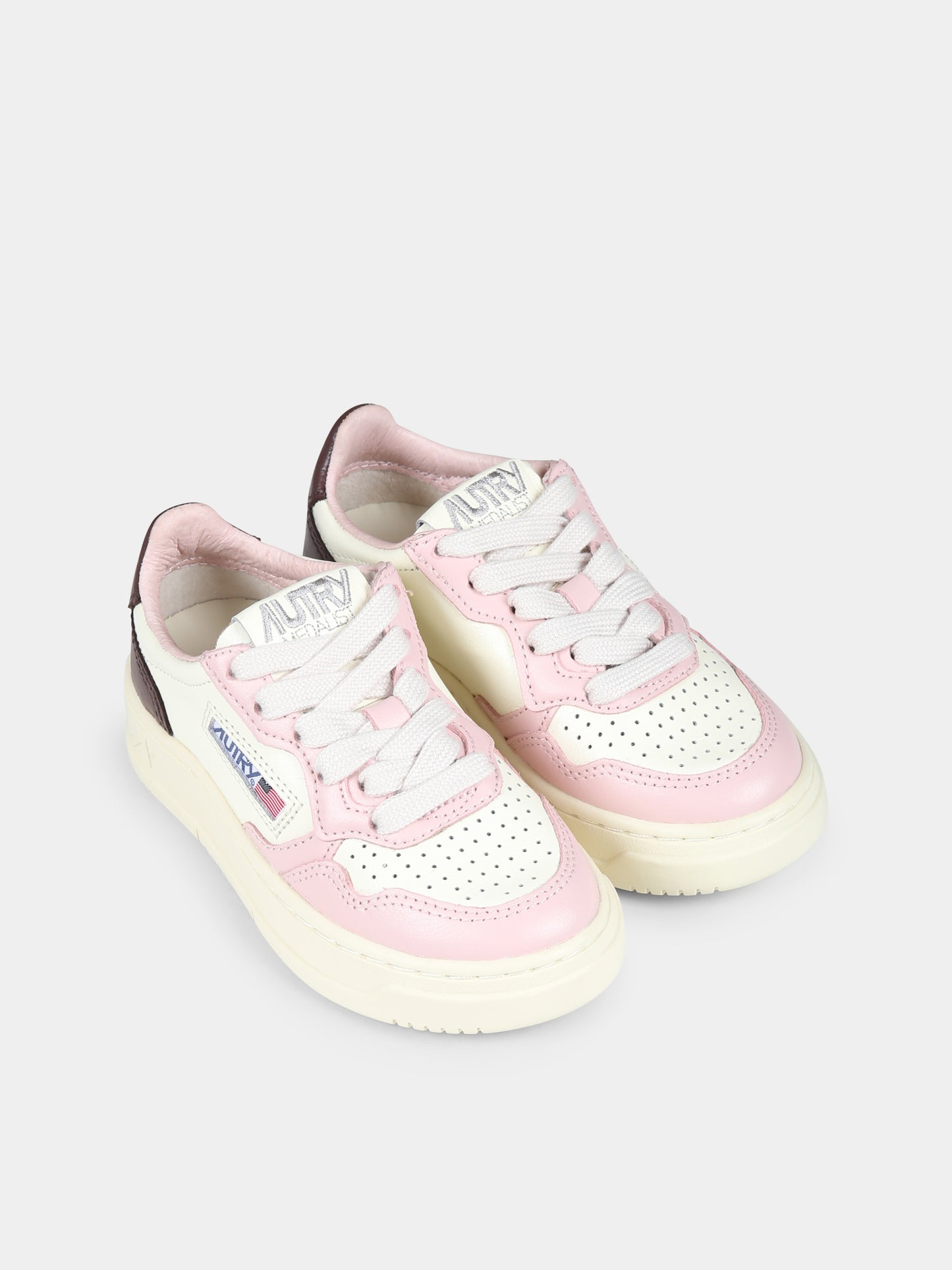 Sneakers rosa per bambina con logo,Autry,KULK 3F02