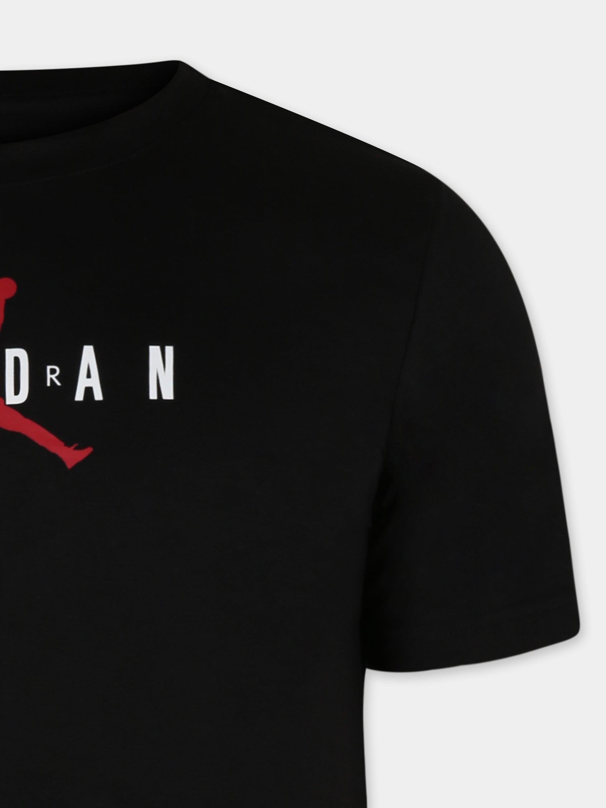 T-shirt nera per bambino con Jumpman,Jordan,95B922 023