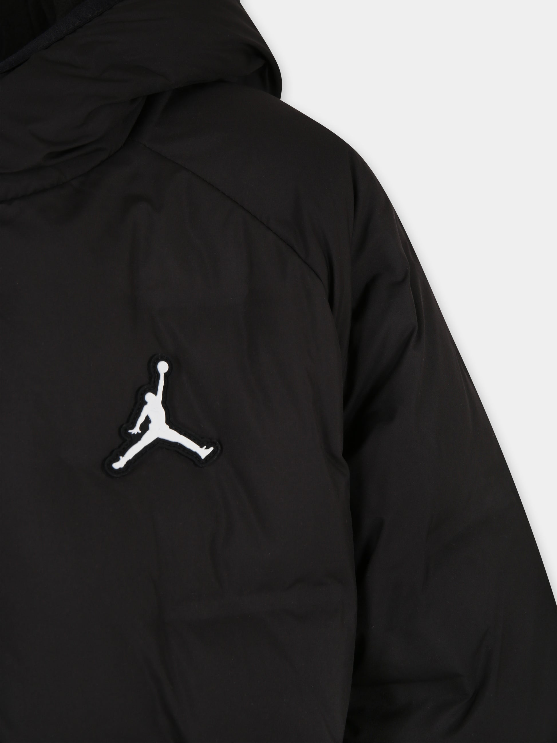 Piumino nero per bambino con Jumpman,Jordan,95D194 023