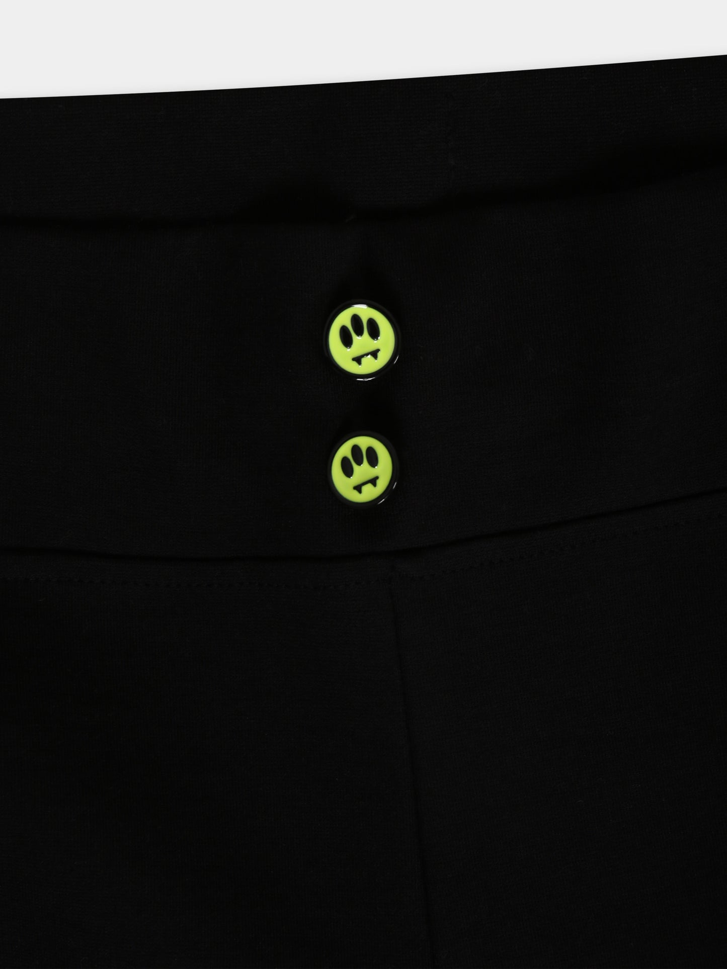 Leggings neri per bambina con logo,Barrow,F3BKJGLG063 110