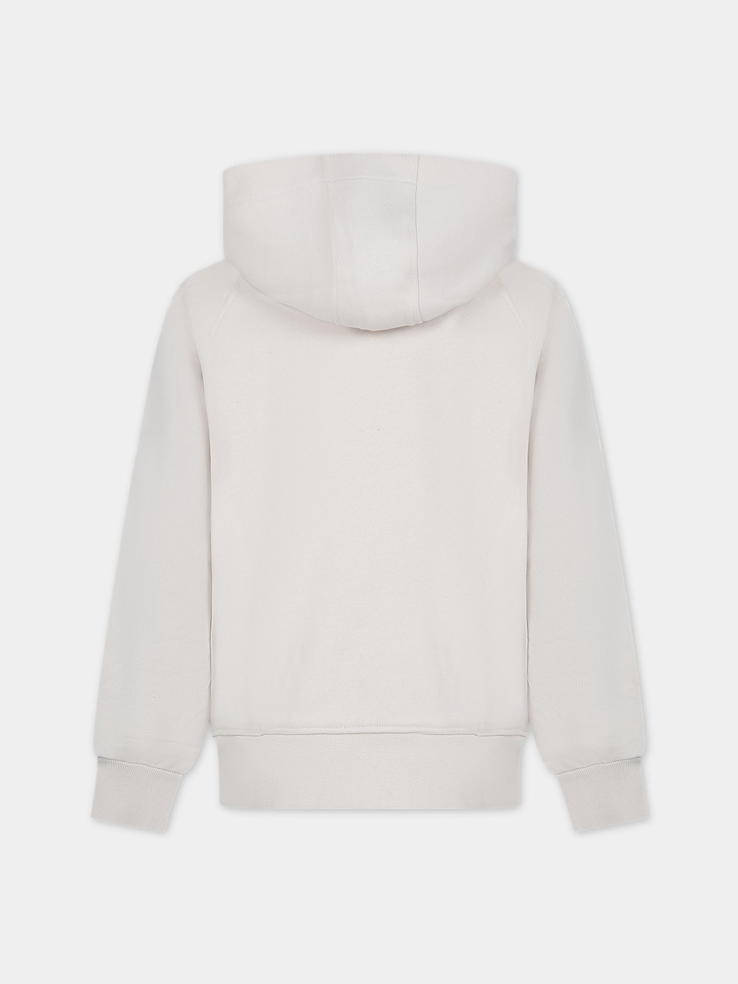 Felpa avorio per bambina con logo,Barrow,F3BKJGZH101 BW009