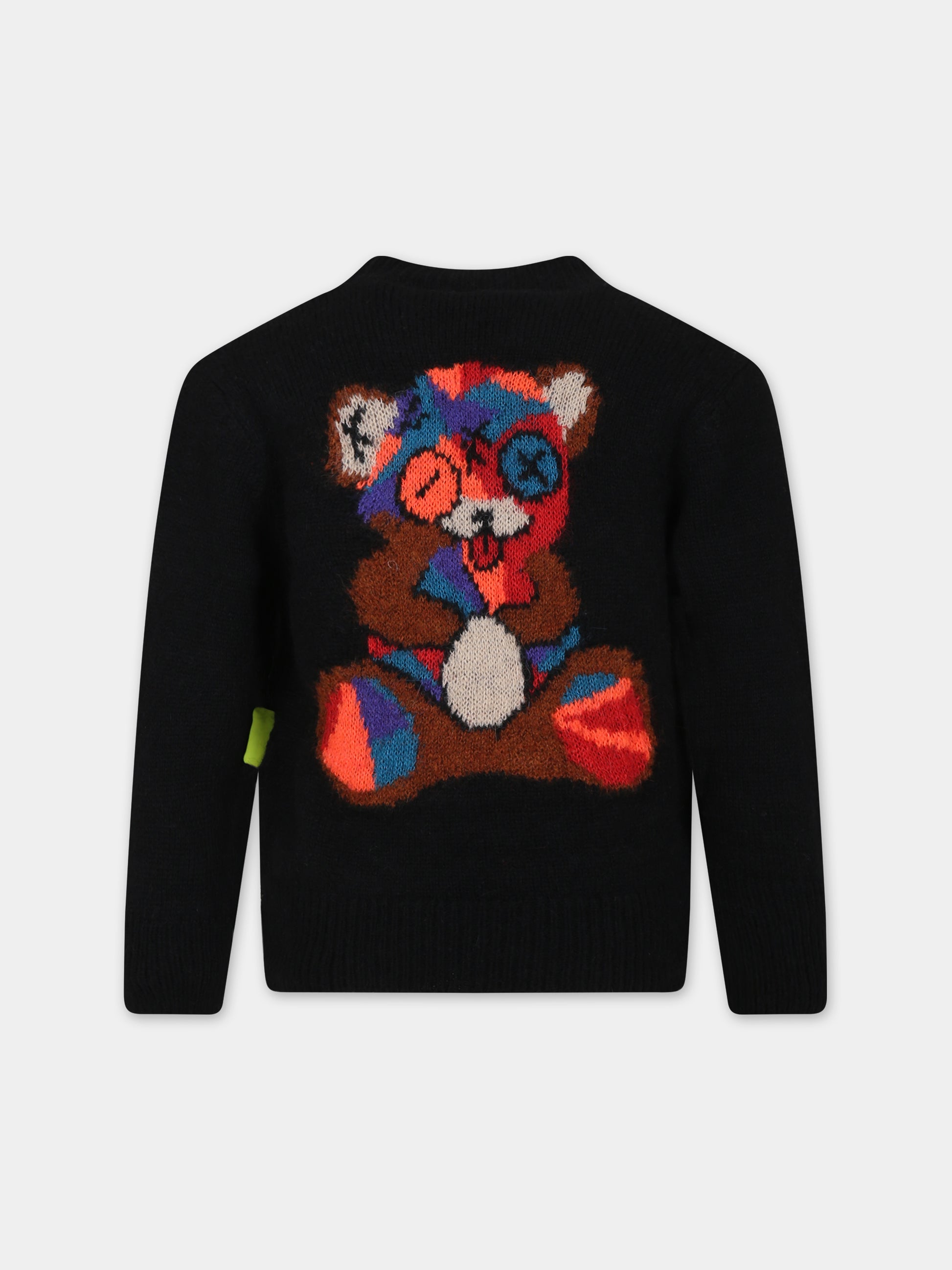 Maglione nero per bambini con smile,Barrow,F3BKJUJP036 110