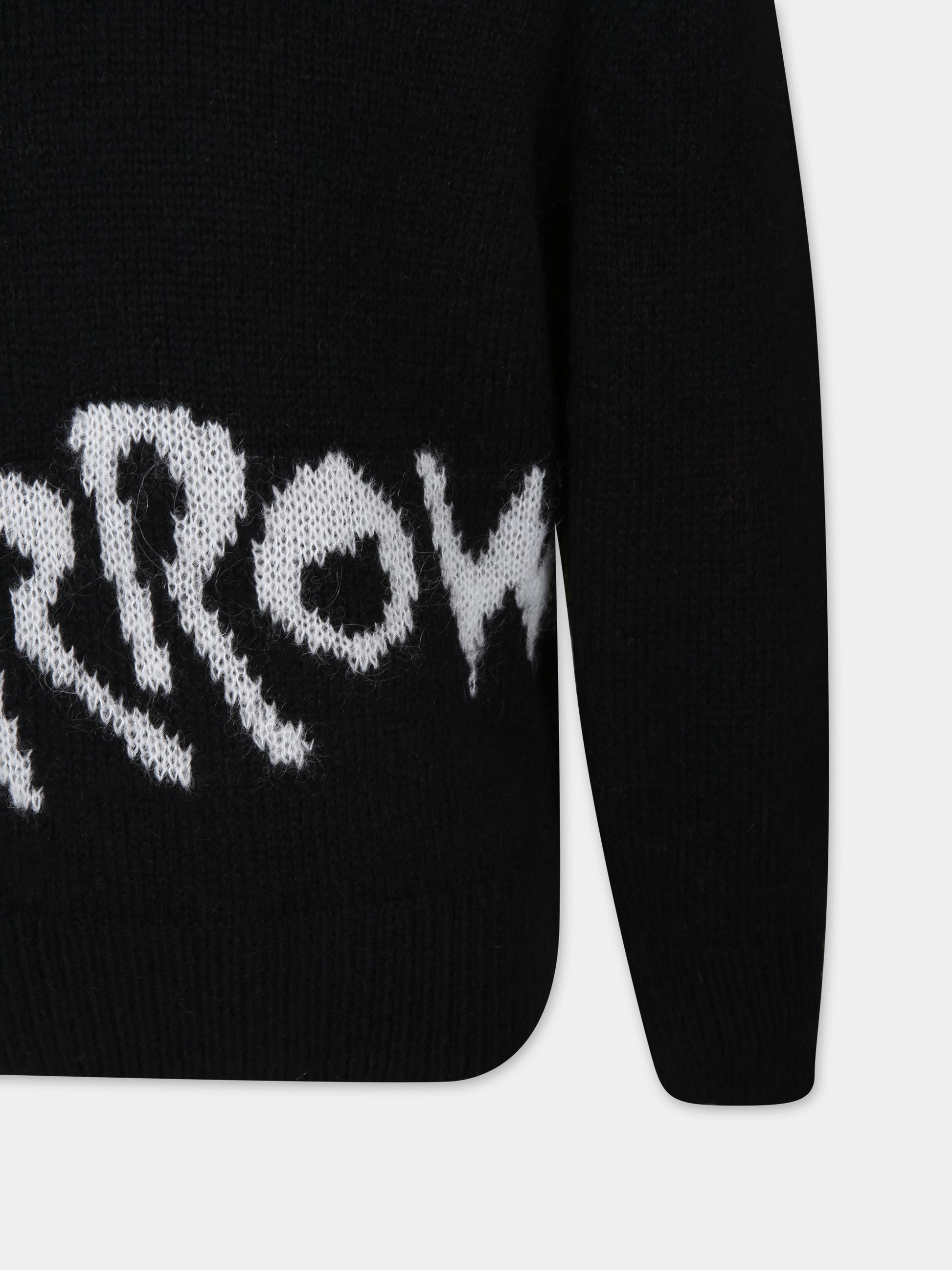 Maglione nero per bambini con smile,Barrow,F3BKJUJP036 110