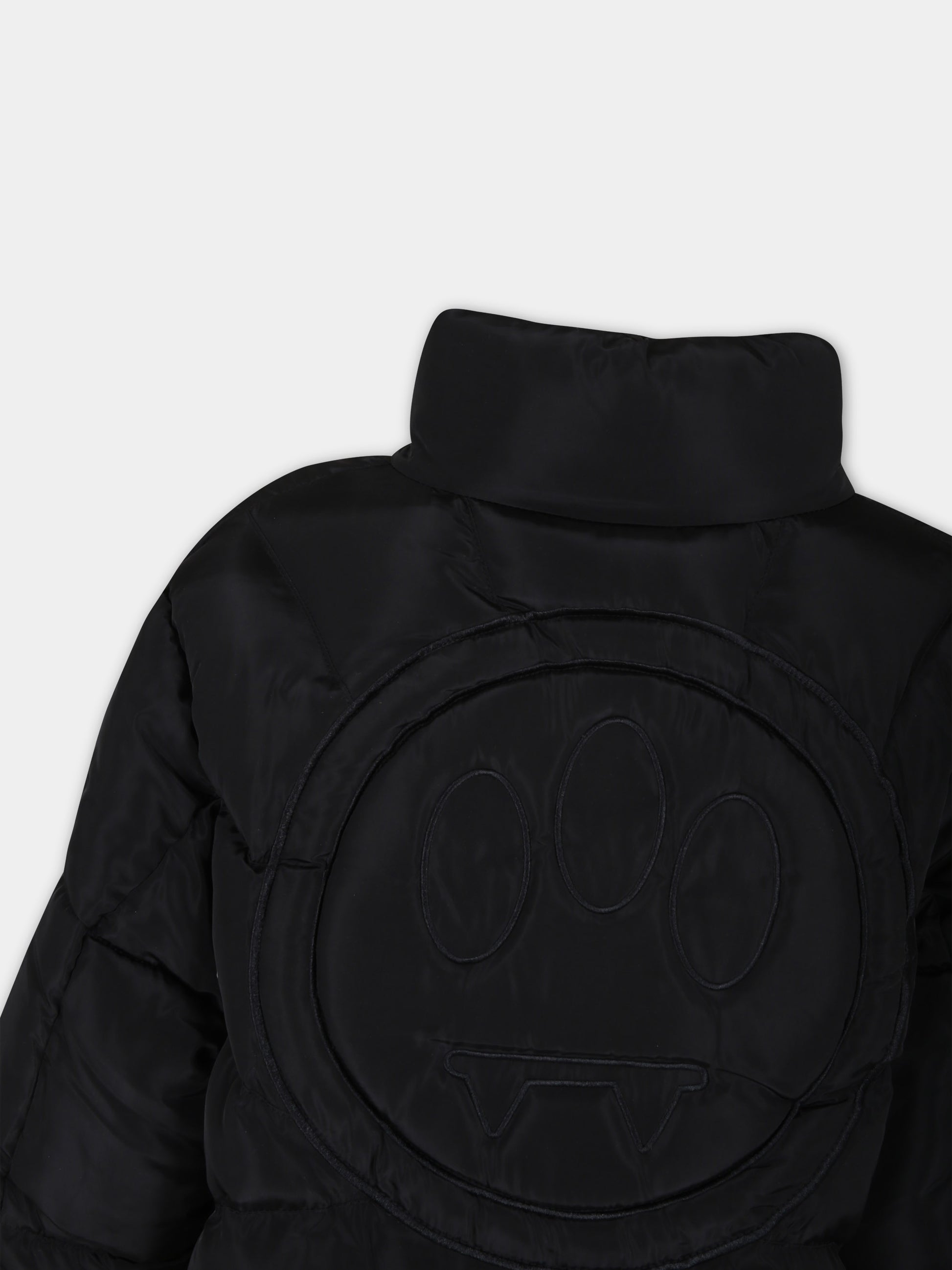 Piumino nero per bambini con logo,Barrow,F3BKJUPF001 110