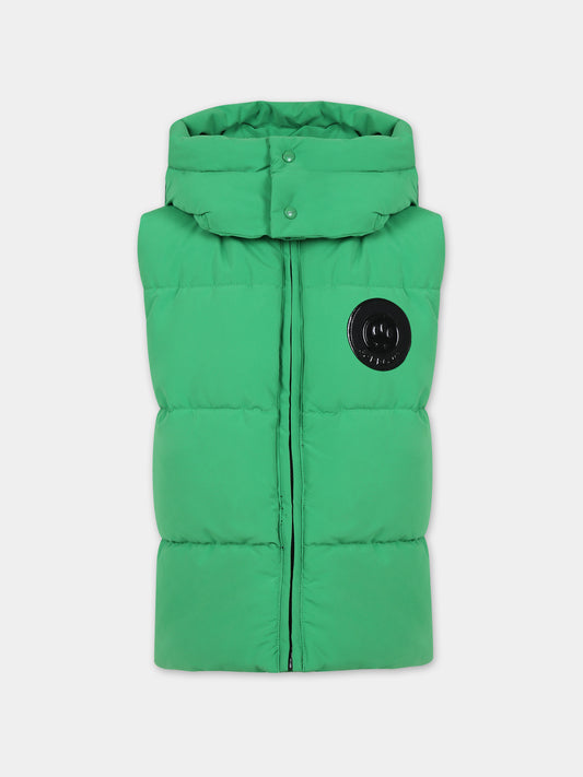 Gilet verde per bambini con logo,Barrow,F3BKJUPF012 BW012