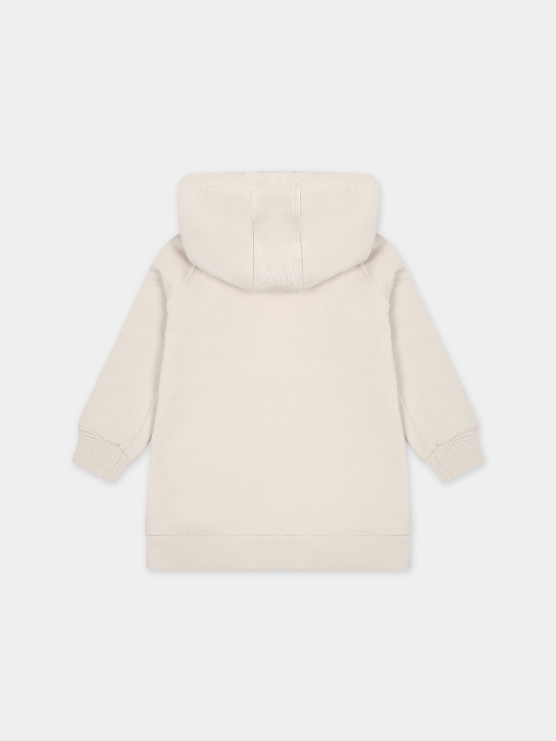 Vestito avorio per neonata con smile,Barrow,F3BKNGDR109 BW009