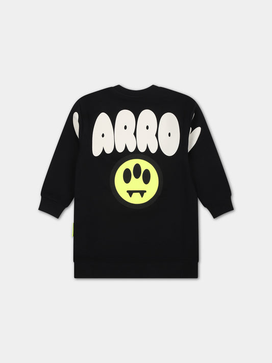 Vestito nero per neonata con logo,Barrow,F3BKNGDR114 110