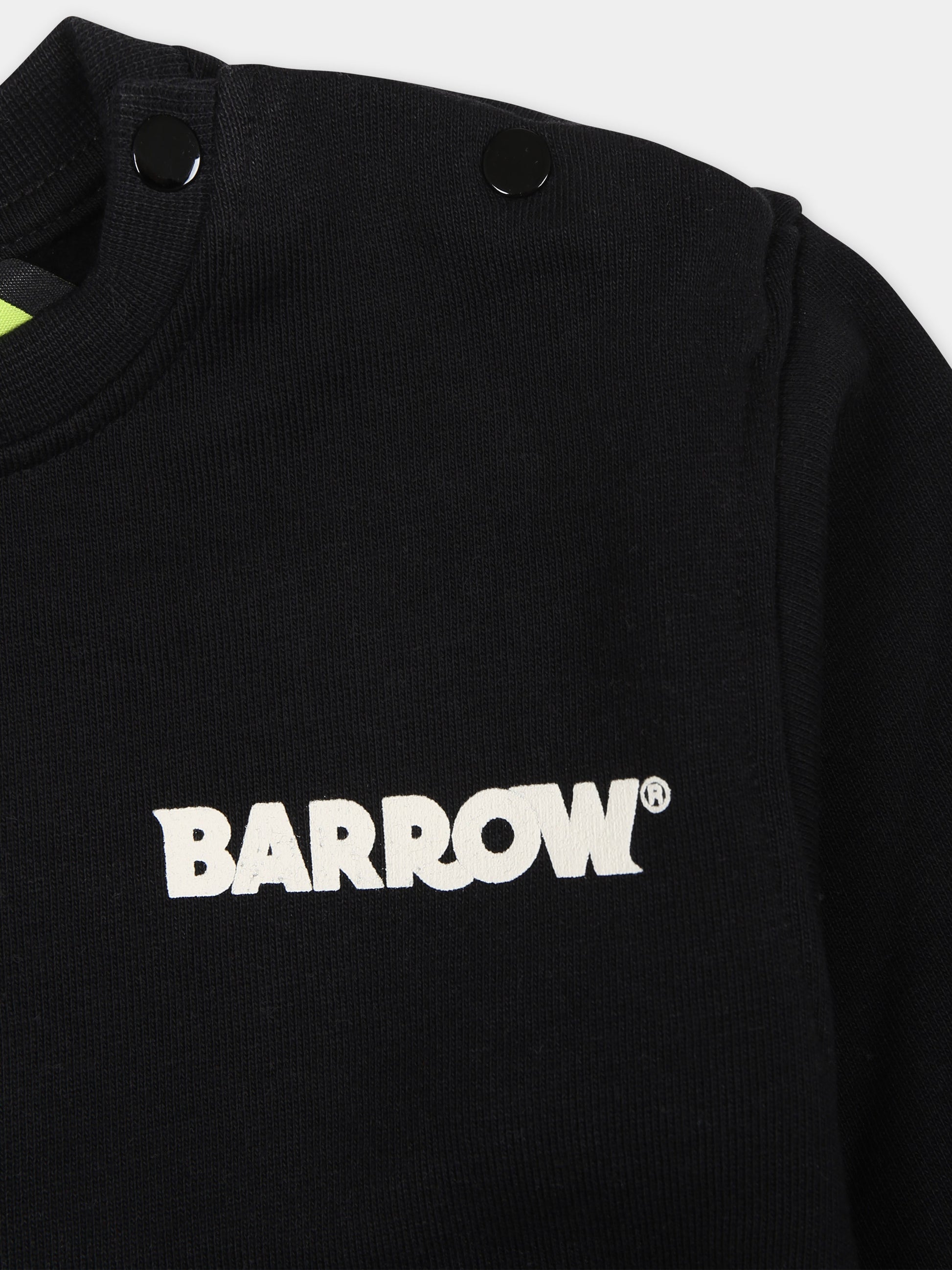 Vestito nero per neonata con logo,Barrow,F3BKNGDR114 110